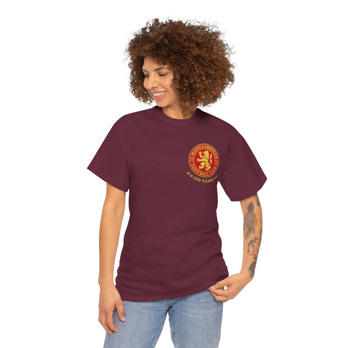Middlesbrough 150th Crest Cotton T-Shirt