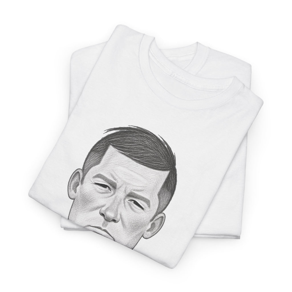 Sir Alex Ferguson Cotton T-Shirt — Vintage Stoic Portrait Shirt