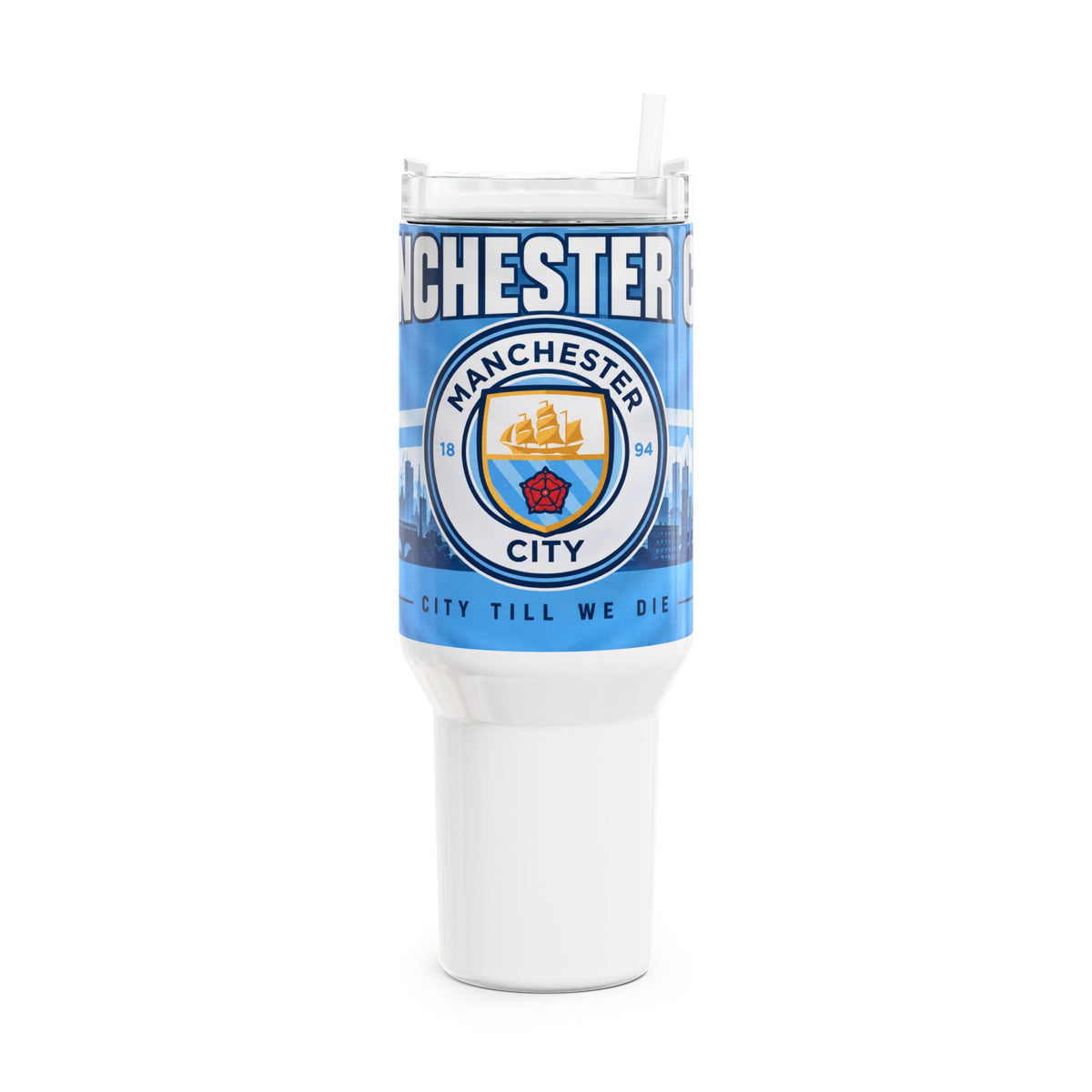 Manchester City Inspired 40oz Tumbler – Travel Cup