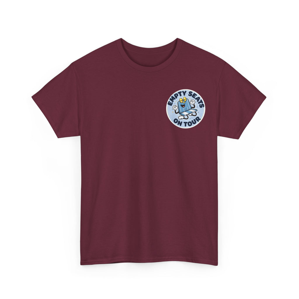 Manchester City T-Shirt — 'Empty Blue Seats On Tour' Retro Skate Graphic Tee