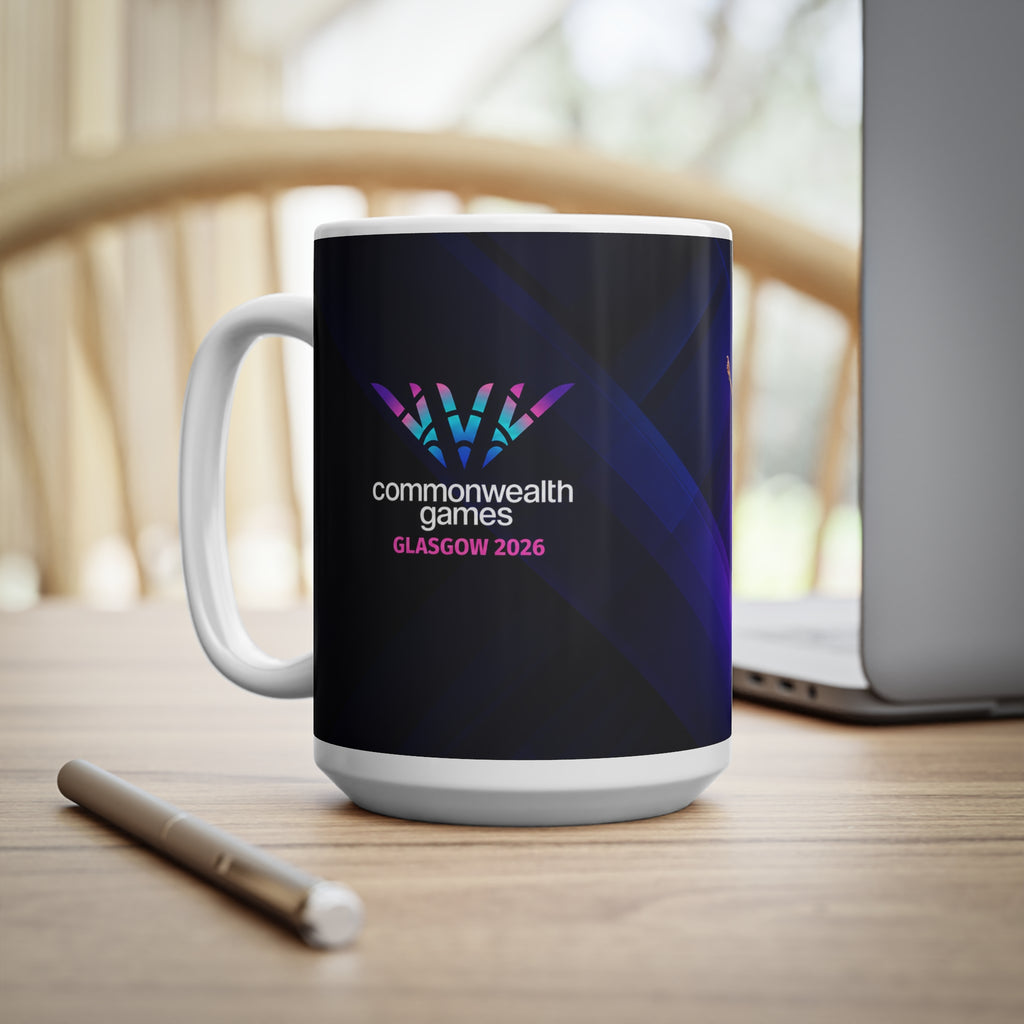 2026 Commonwealth Games Glasgow Ceramic Coffee Mug – Athlete Celebration 11oz/15oz