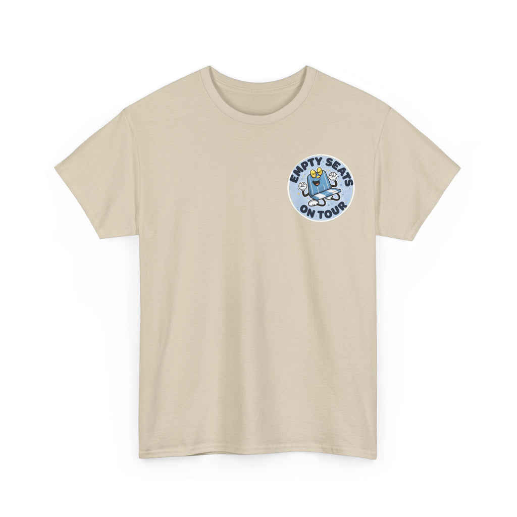 Manchester City T-Shirt — 'Empty Blue Seats On Tour' Retro Skate Graphic Tee