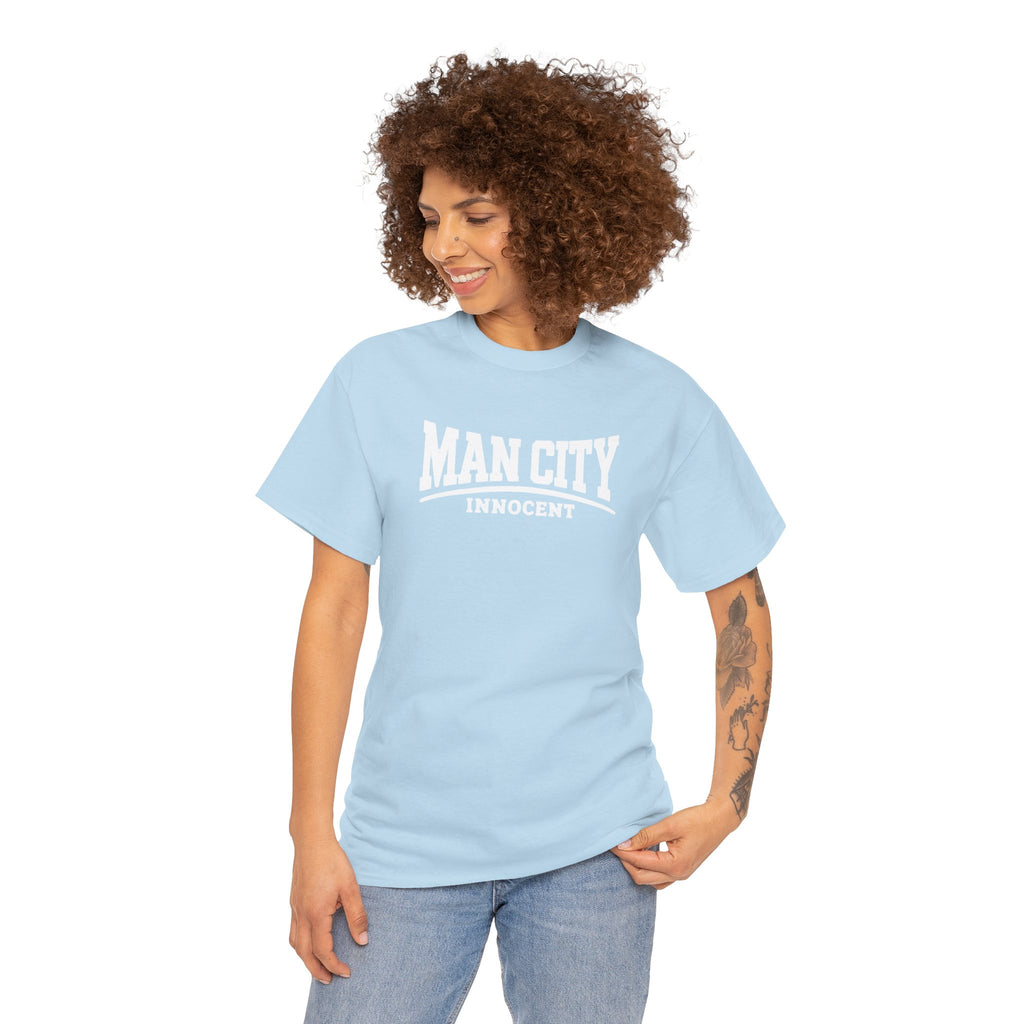 Man City Innocent Cotton T-Shirt / Tee - Vintage Sports Fan Shirt