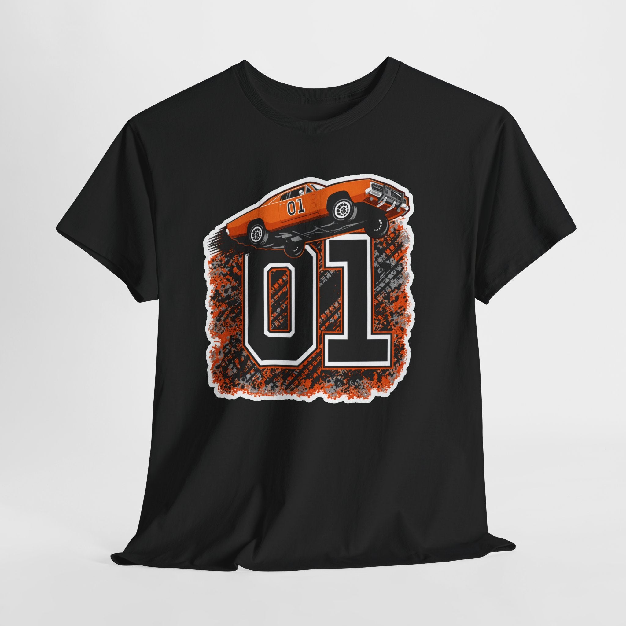 Dukes of Hazzard Inspired Race Car '01' Graphic Tee