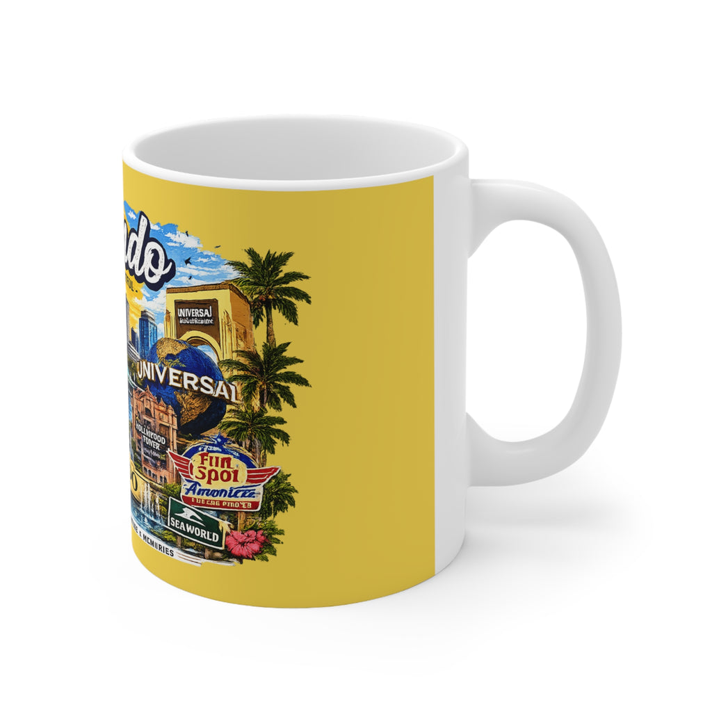 Orlando Souvenir Coffee Mug — ‘Orlando The City Beautiful’ 11oz & 15oz Ceramic