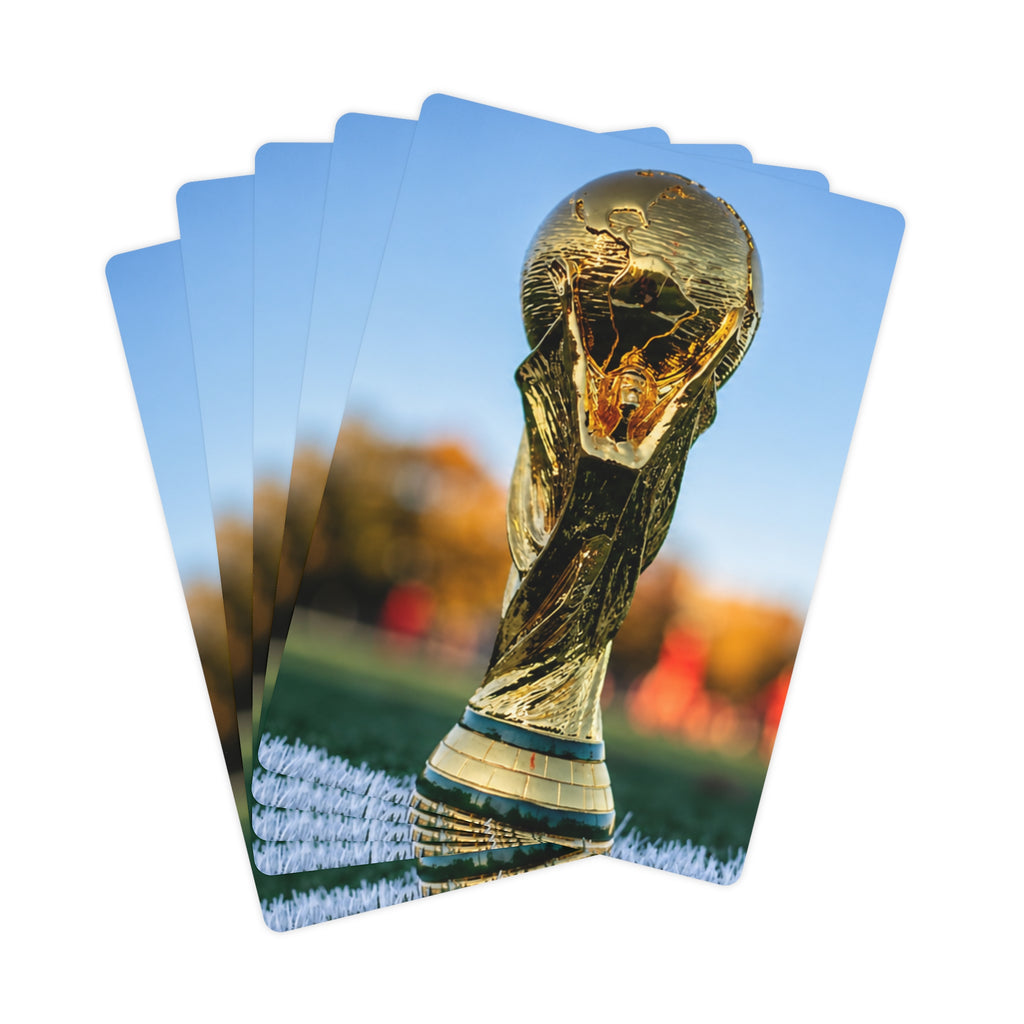 World Cup Trophy Playing / Poker Cards