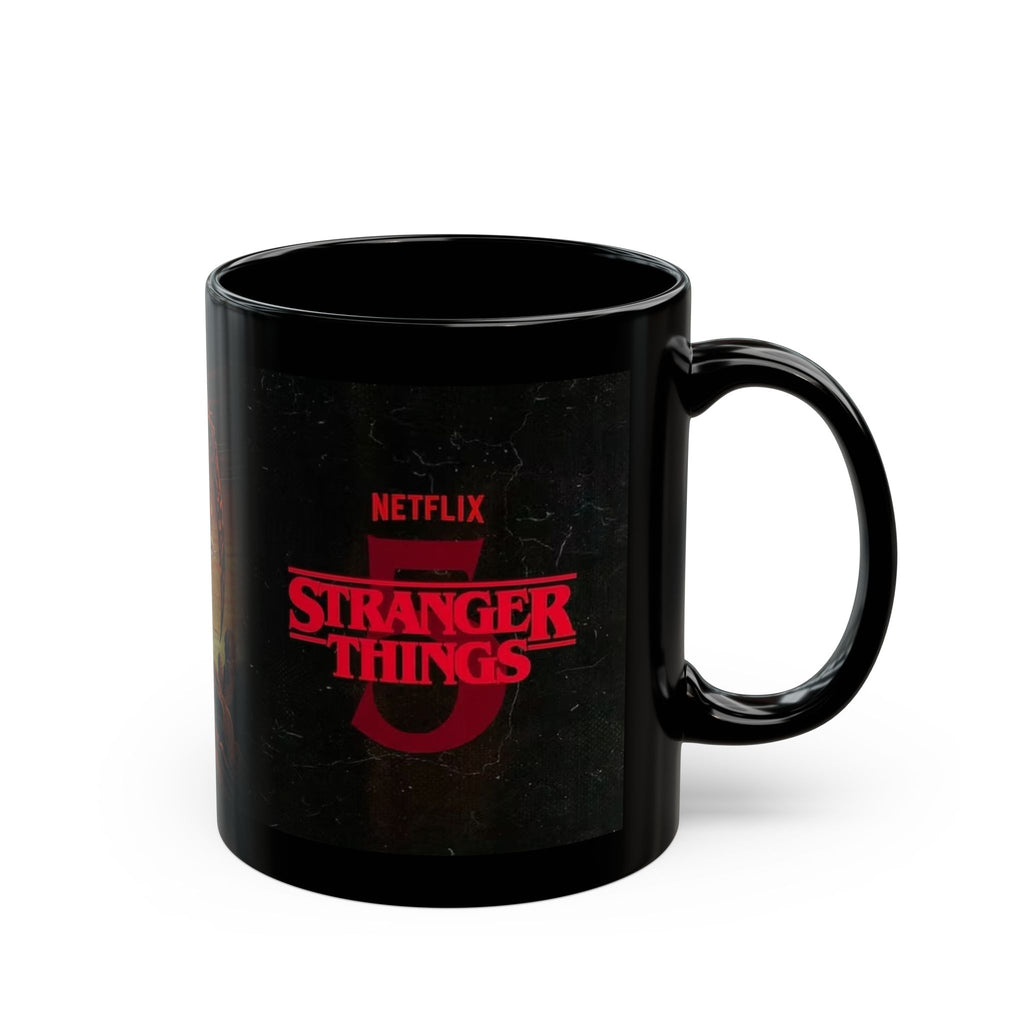 Stranger Things Season 3 Black Ceramic Mug (11oz, 15oz)