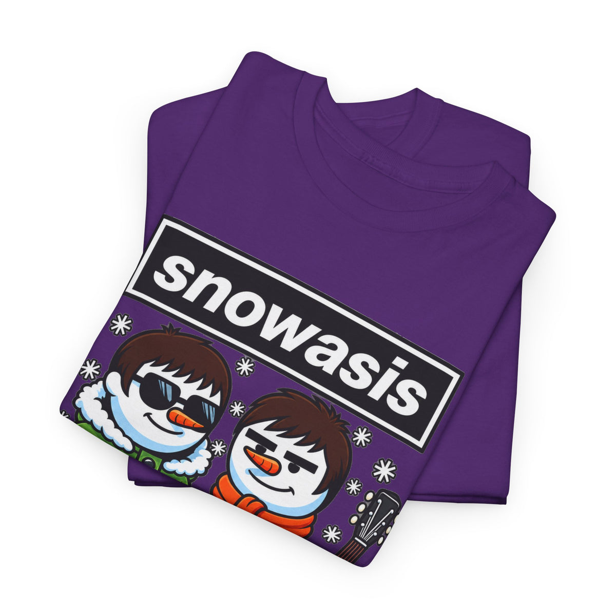 Snowasis ‘Some Might Sleigh’ Christmas Snowman #Oasis Inspired Cotton T-Shirt / Tee