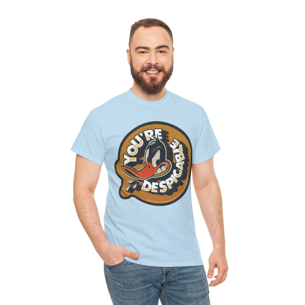 Vintage Daffy Duck Graphic Tee — “You're Despicable” Retro Cartoon Shirt