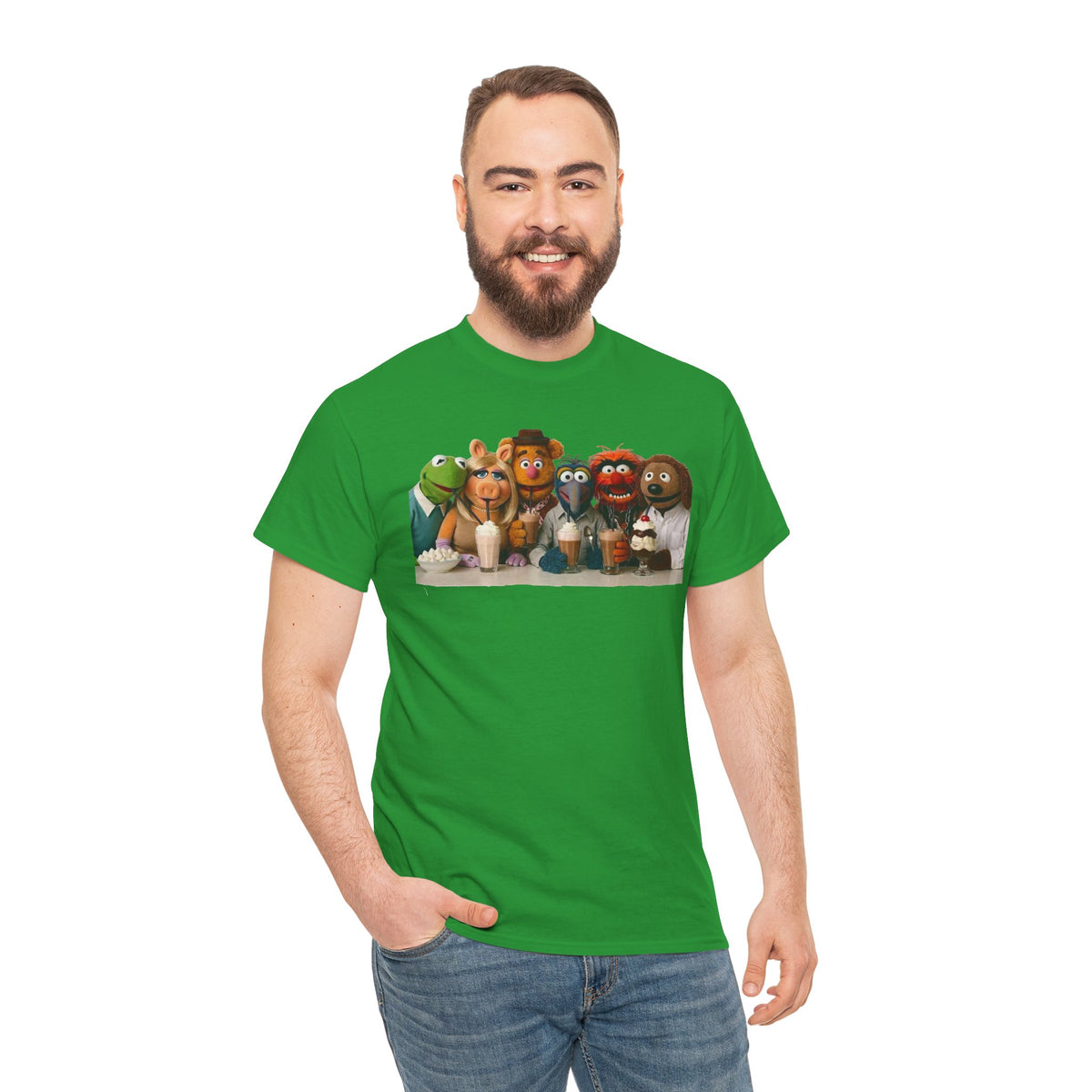Muppet Cast Retro Poster Cotton T-Shirt