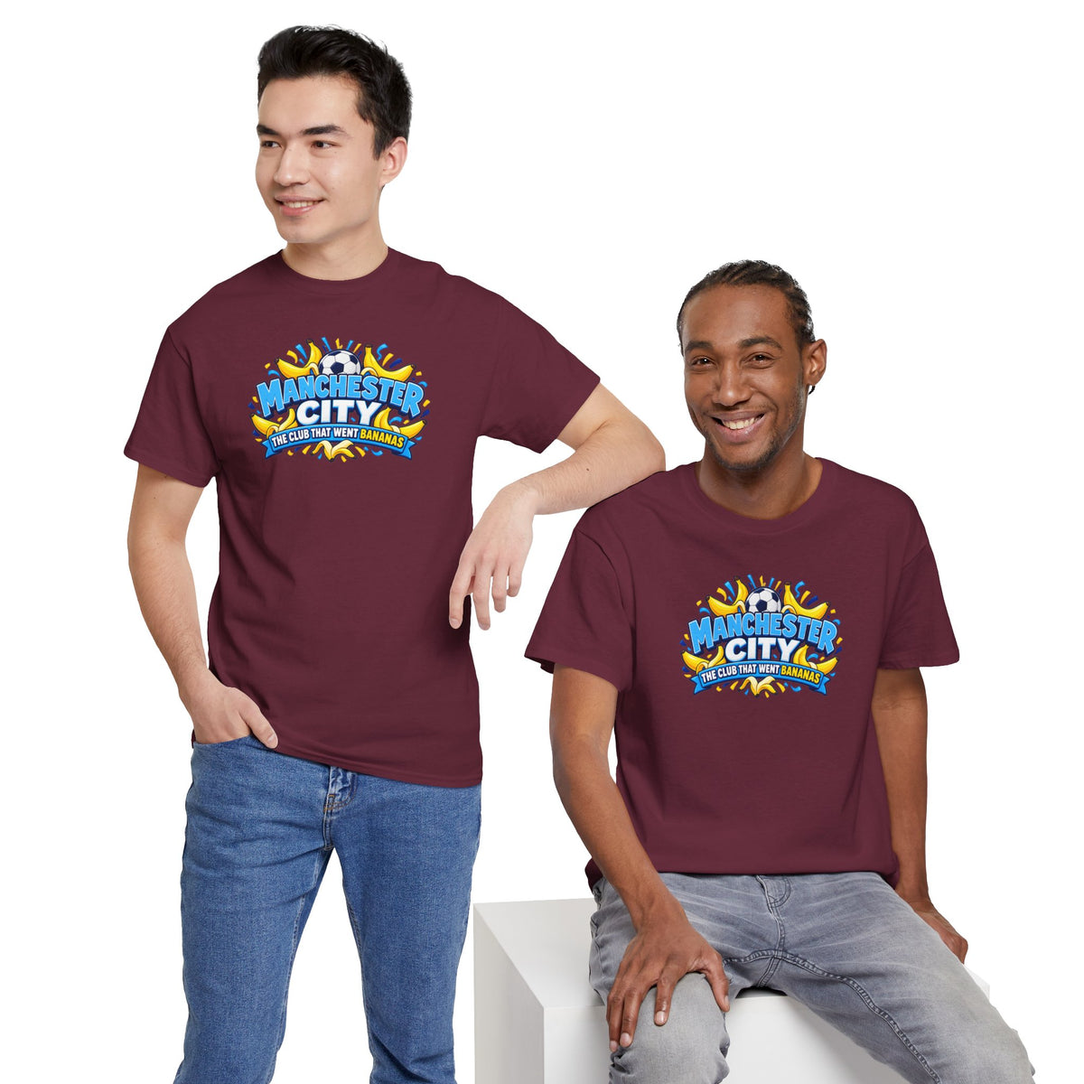 Manchester City "The Club That Went Bananas" Cotton T-Shirt