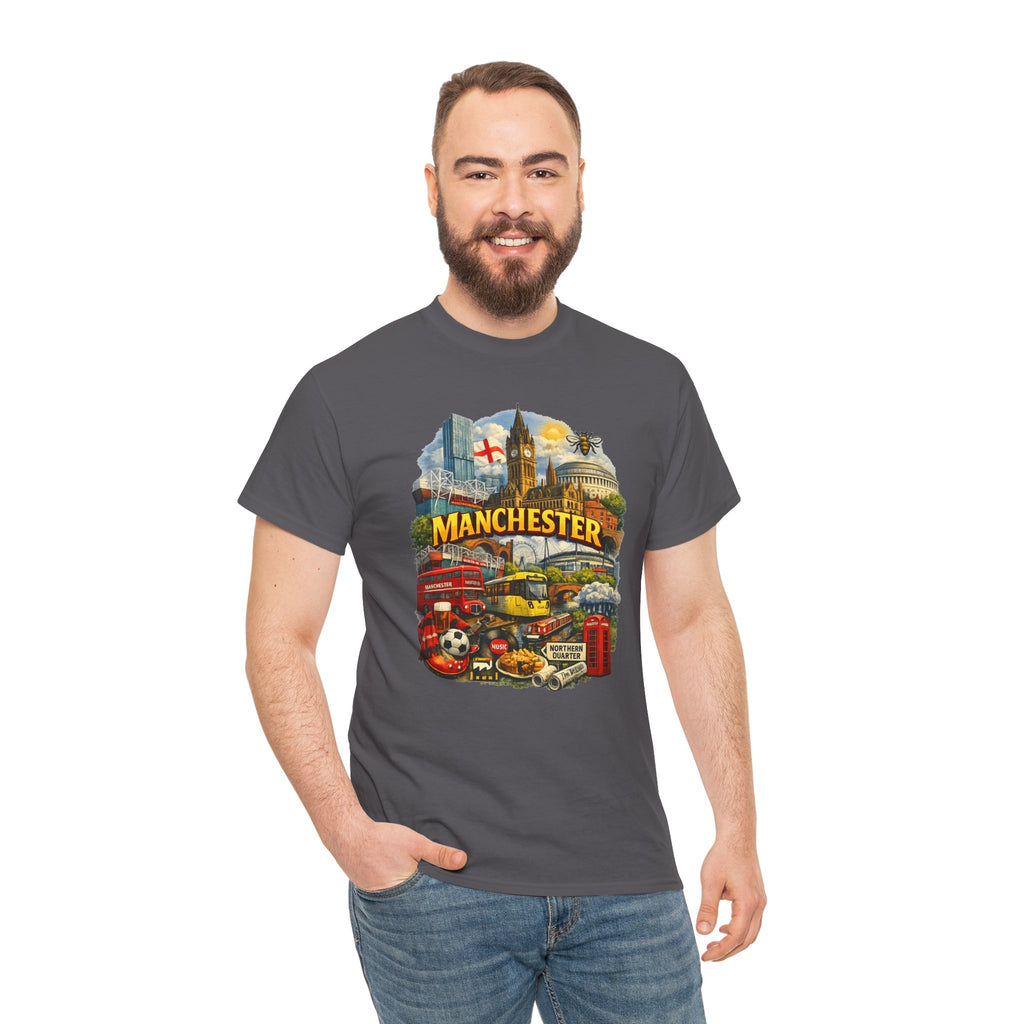 Manchester Skyline Collage T-Shirt