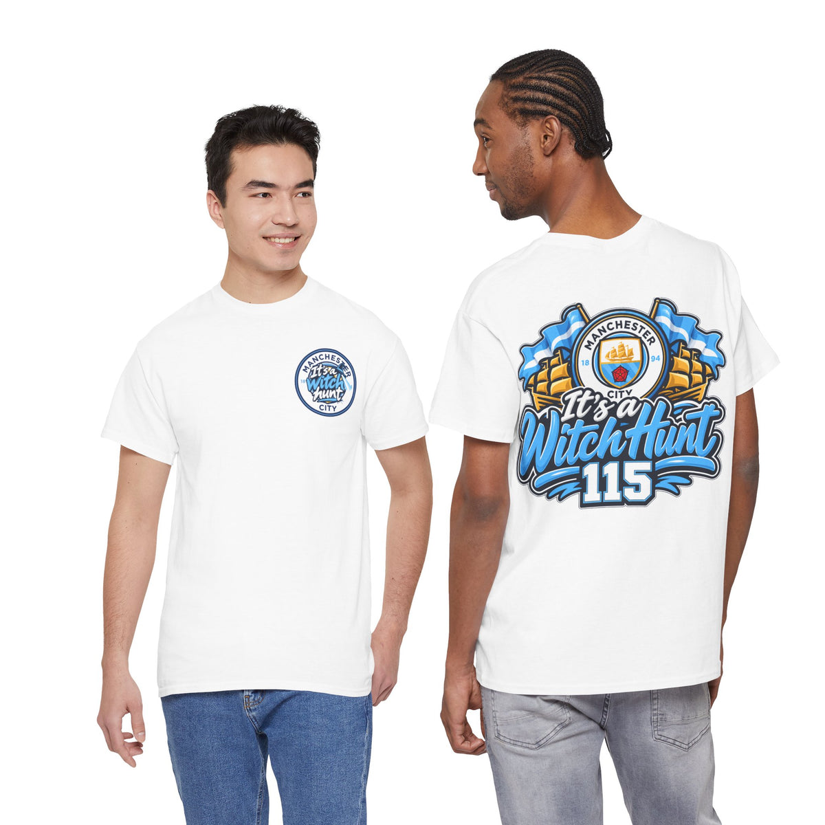 Manchester City It's a Witch Hunt 115 Cotton T-Shirt