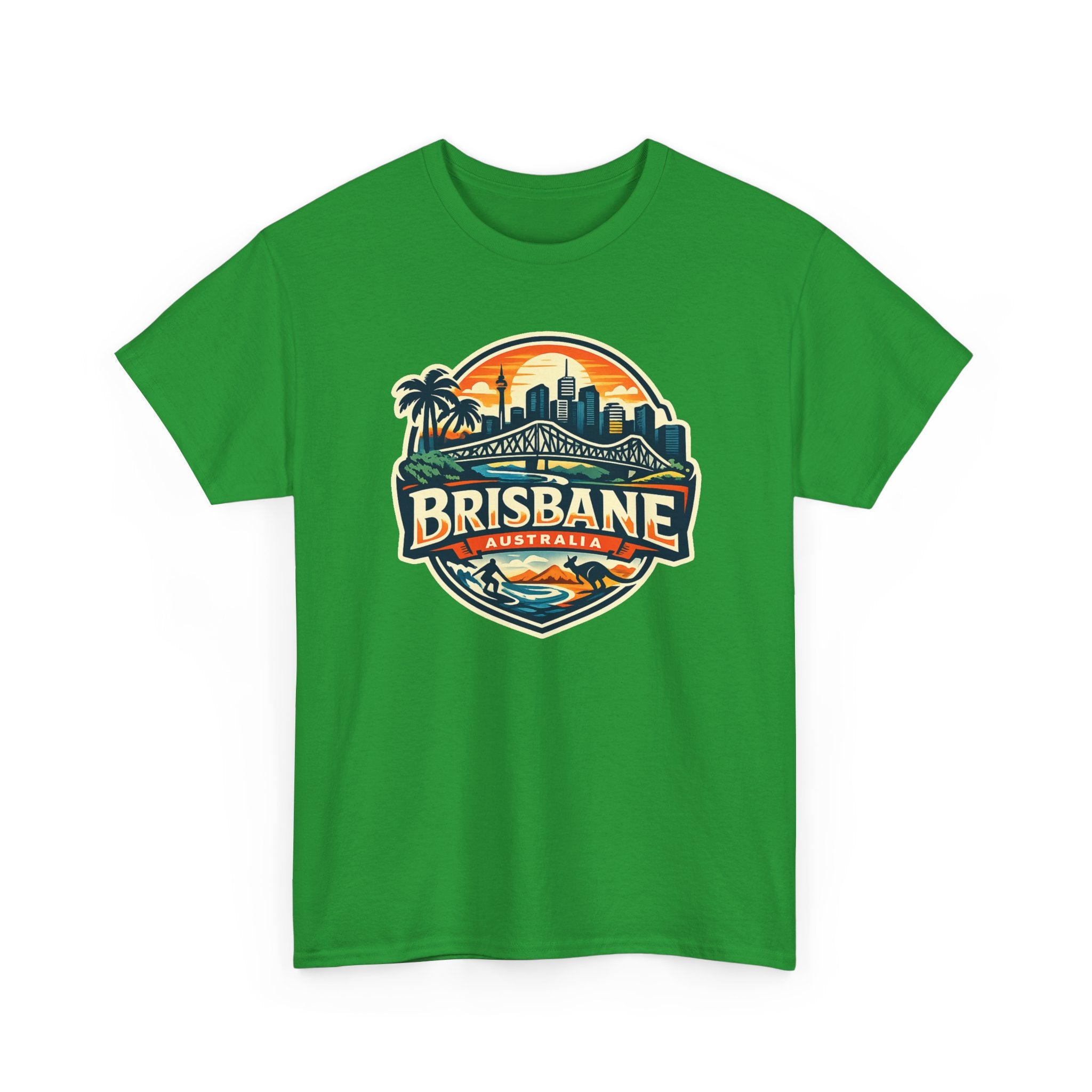 Brisbane Australia Vintage Sunset T-Shirt