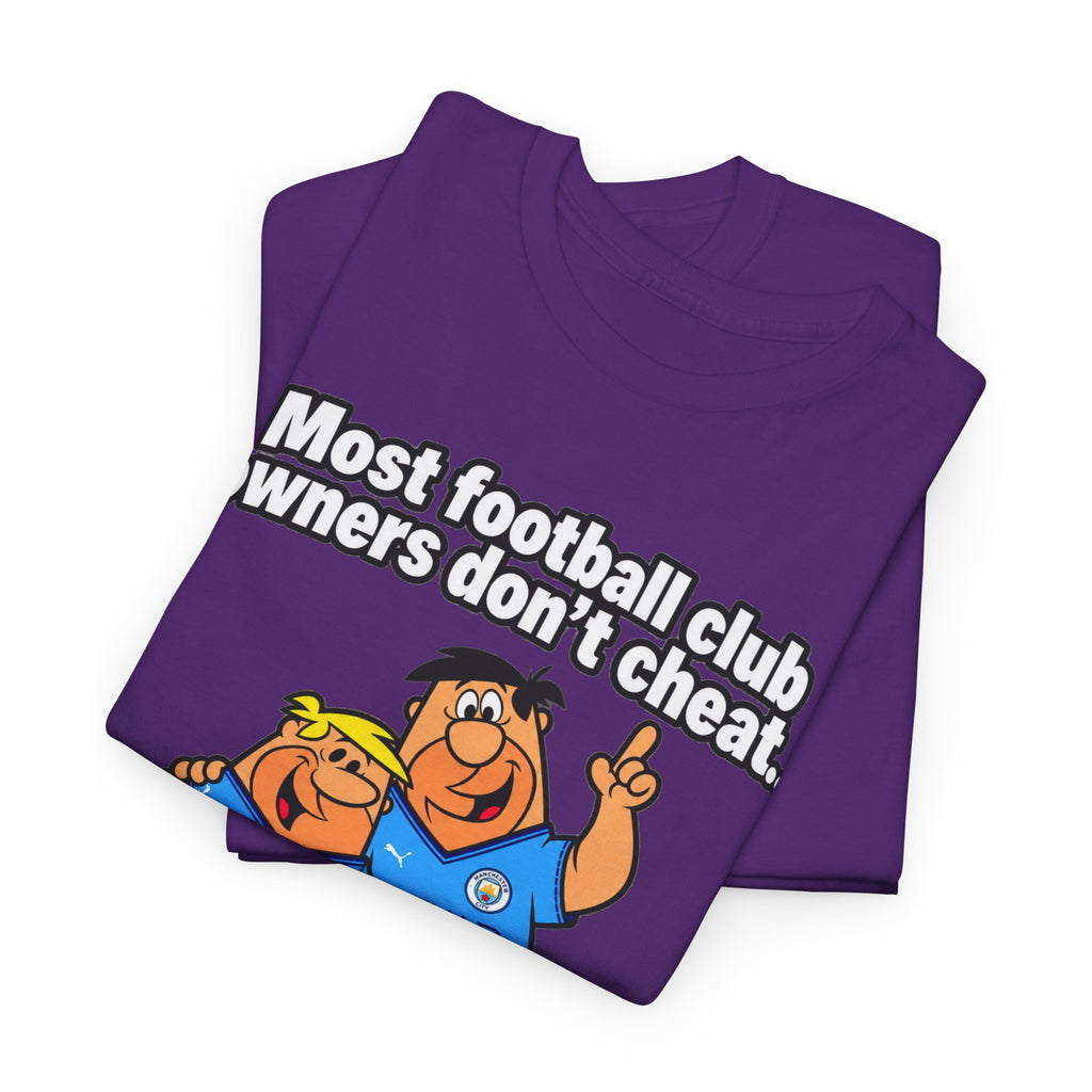 Manchester City Charges T‑Shirt — “Most Football Club Owners Don’t Cheat… but Abu Dhabi Dooo!”