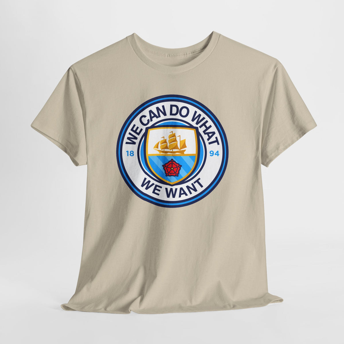 We Can Do What We Want Manchester  City Graphic Cotton T-Shirt
