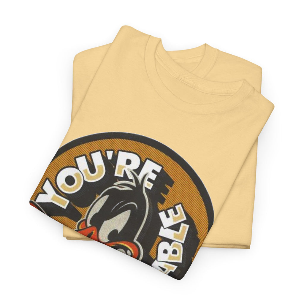Vintage Daffy Duck Graphic Tee — “You're Despicable” Retro Cartoon Shirt