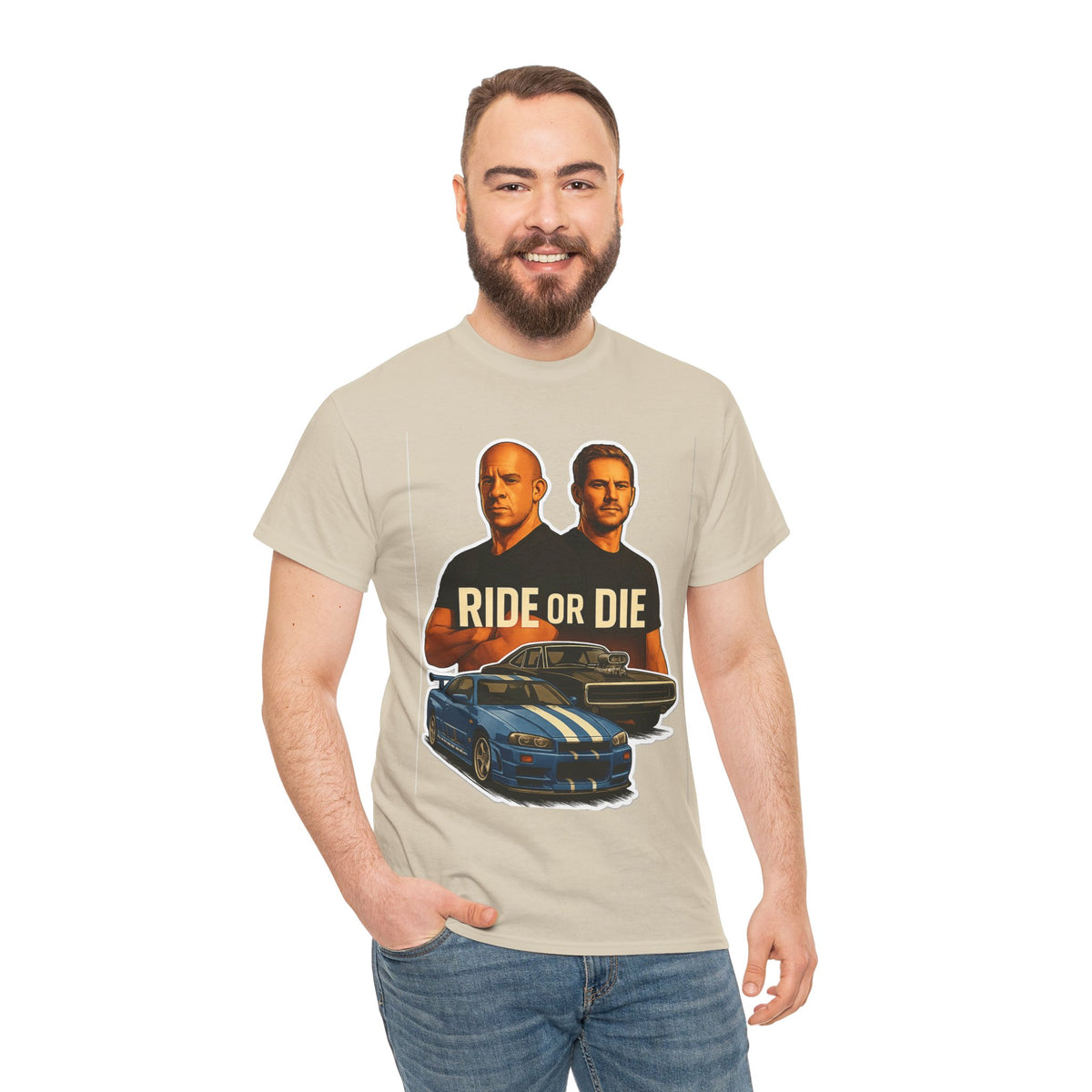 Ride or Die Street Racing Graphic Cotton Tee