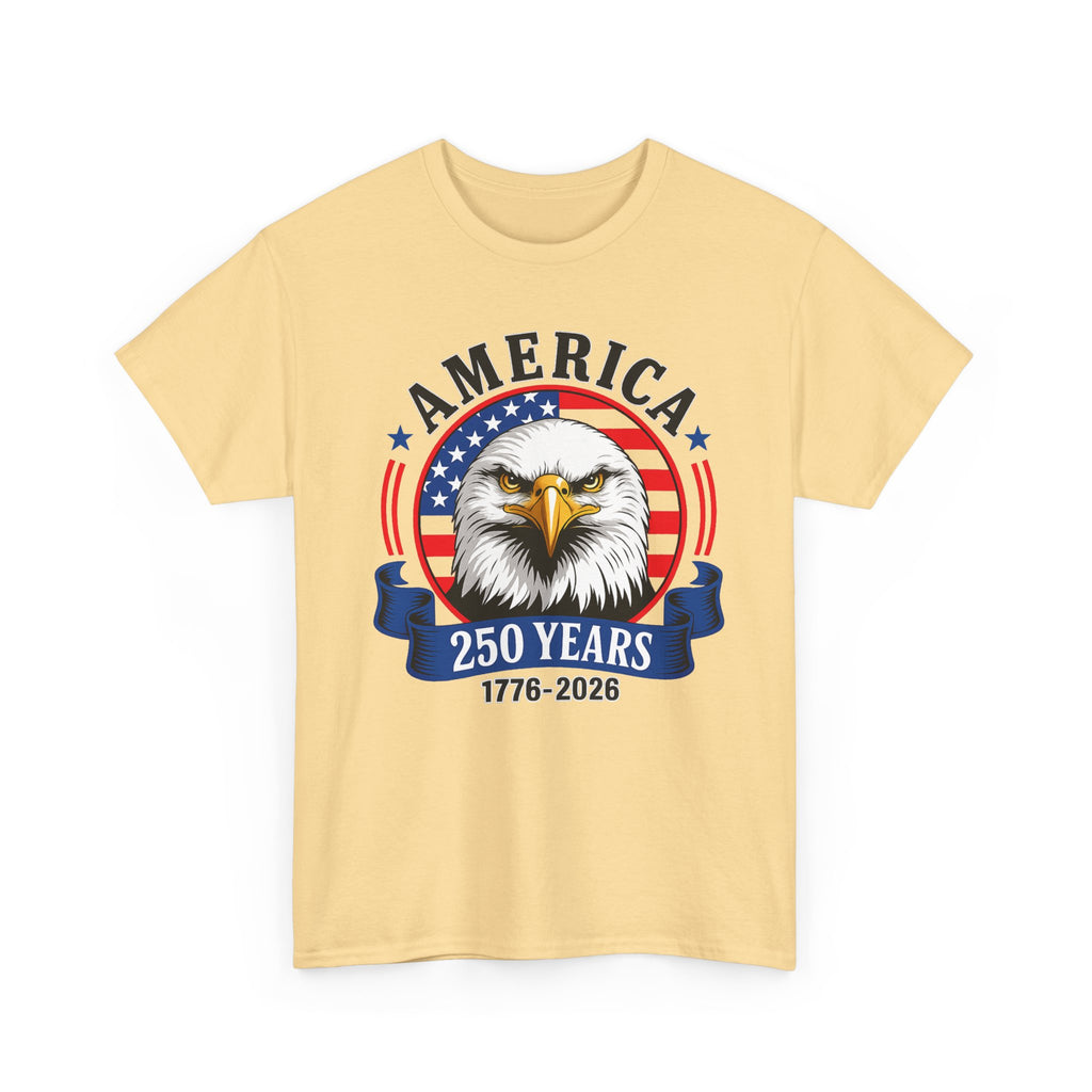 America 250 Years T-Shirt – Bald Eagle 1776–2026 Patriotic Tee