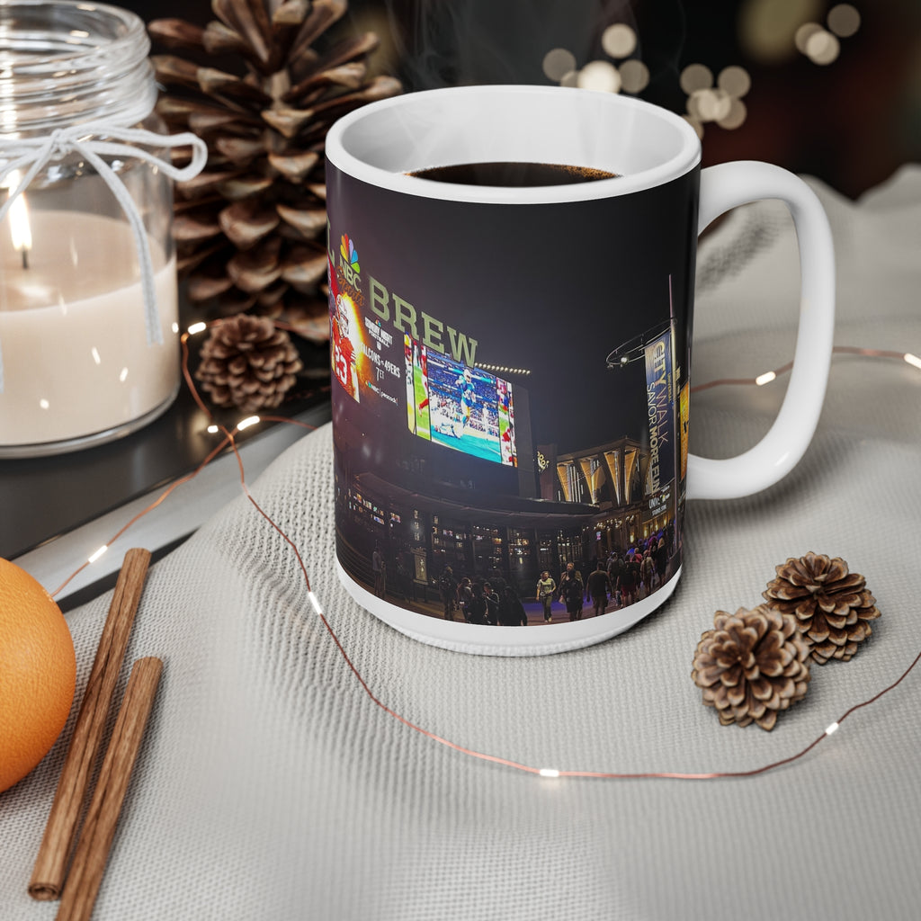 Grill & Brew Orlando Ceramic Coffee Cups, 11oz, 15oz