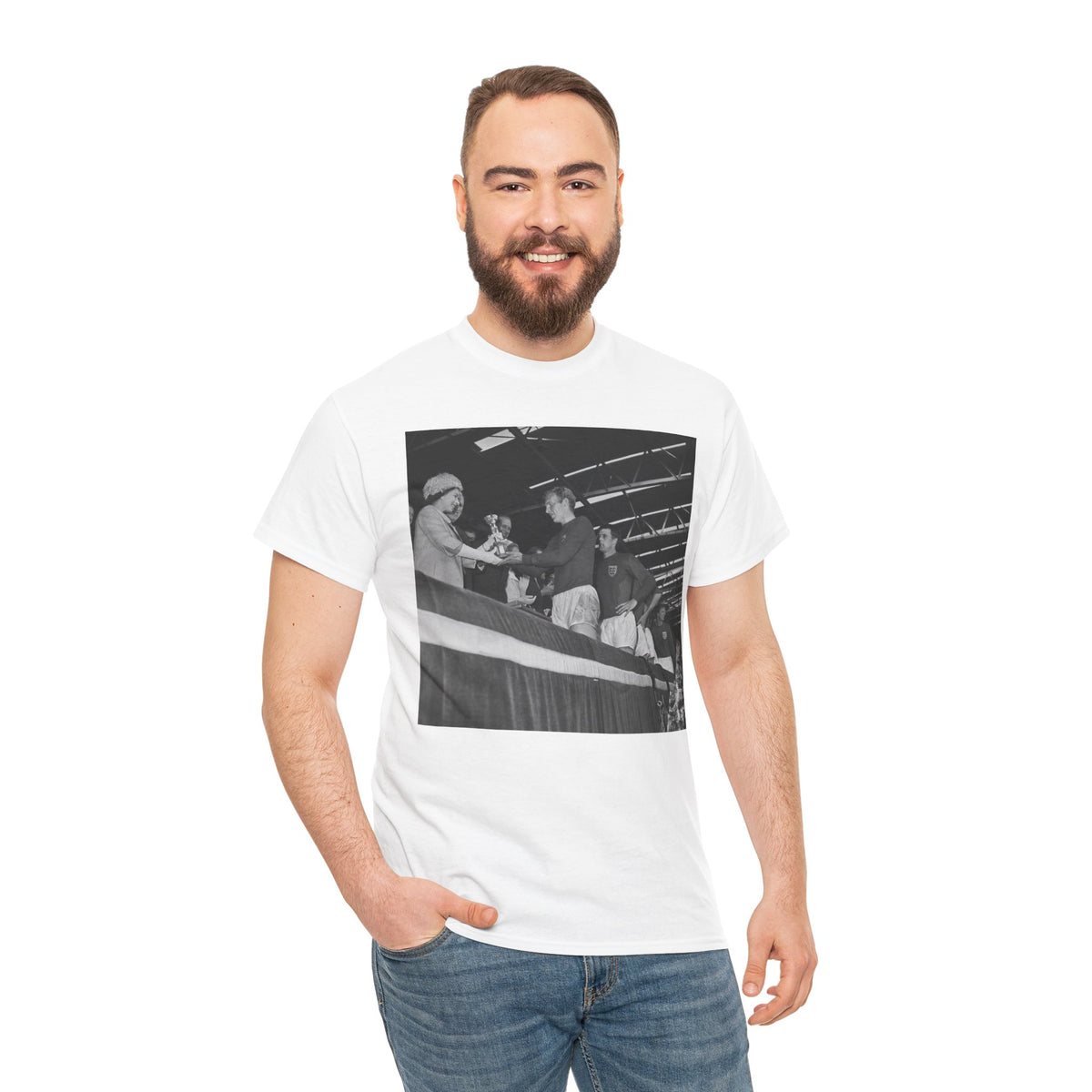 1966 World Cup Winners England Vintage Concert Photo T-Shirt