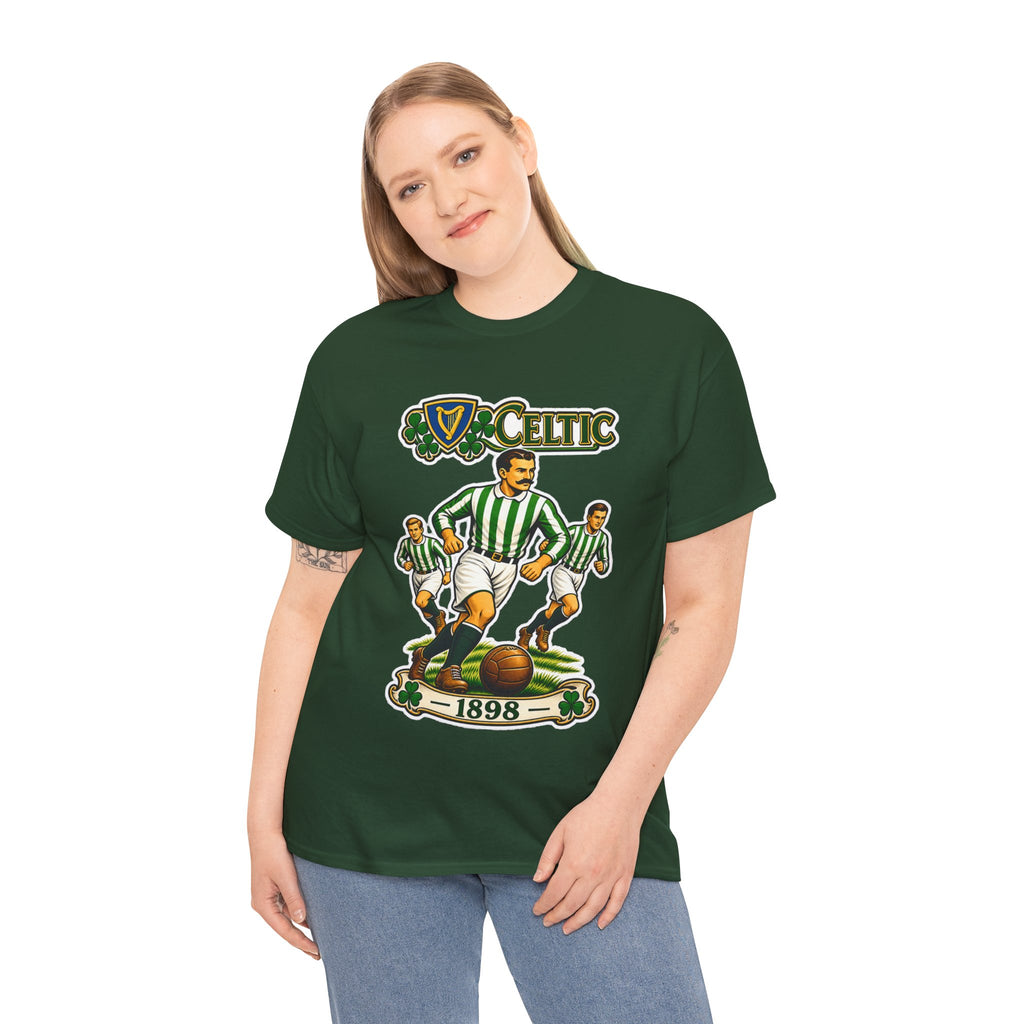Celtic Football Retro Players Tee — 1898 Vintage Soccer Shirt