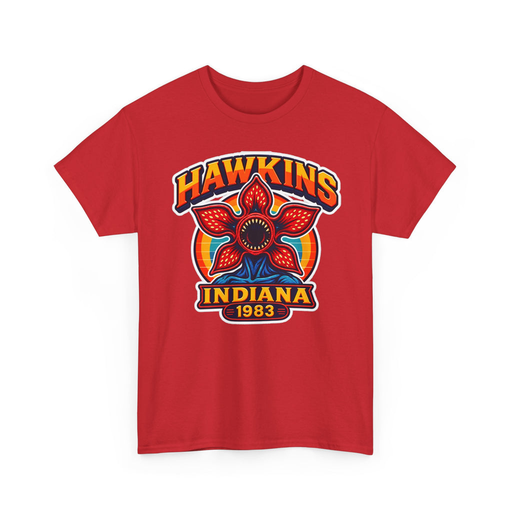 Hawkins Indiana 1983 Demogorgon Floral Cotton T-Shirt