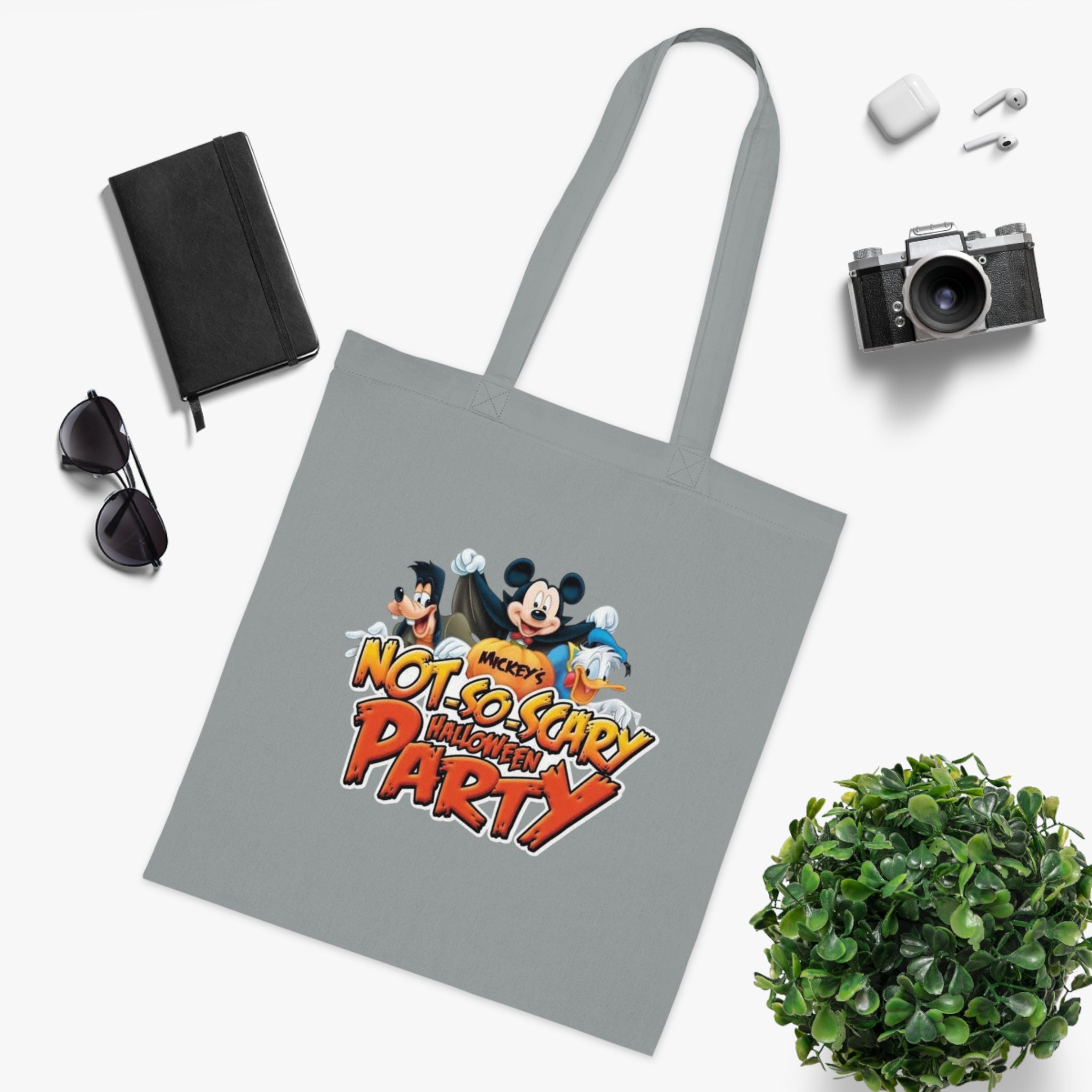 Mickey "Not So Scary Halloween Party" Cotton Tote — Disney Trick-or-Treat Bag