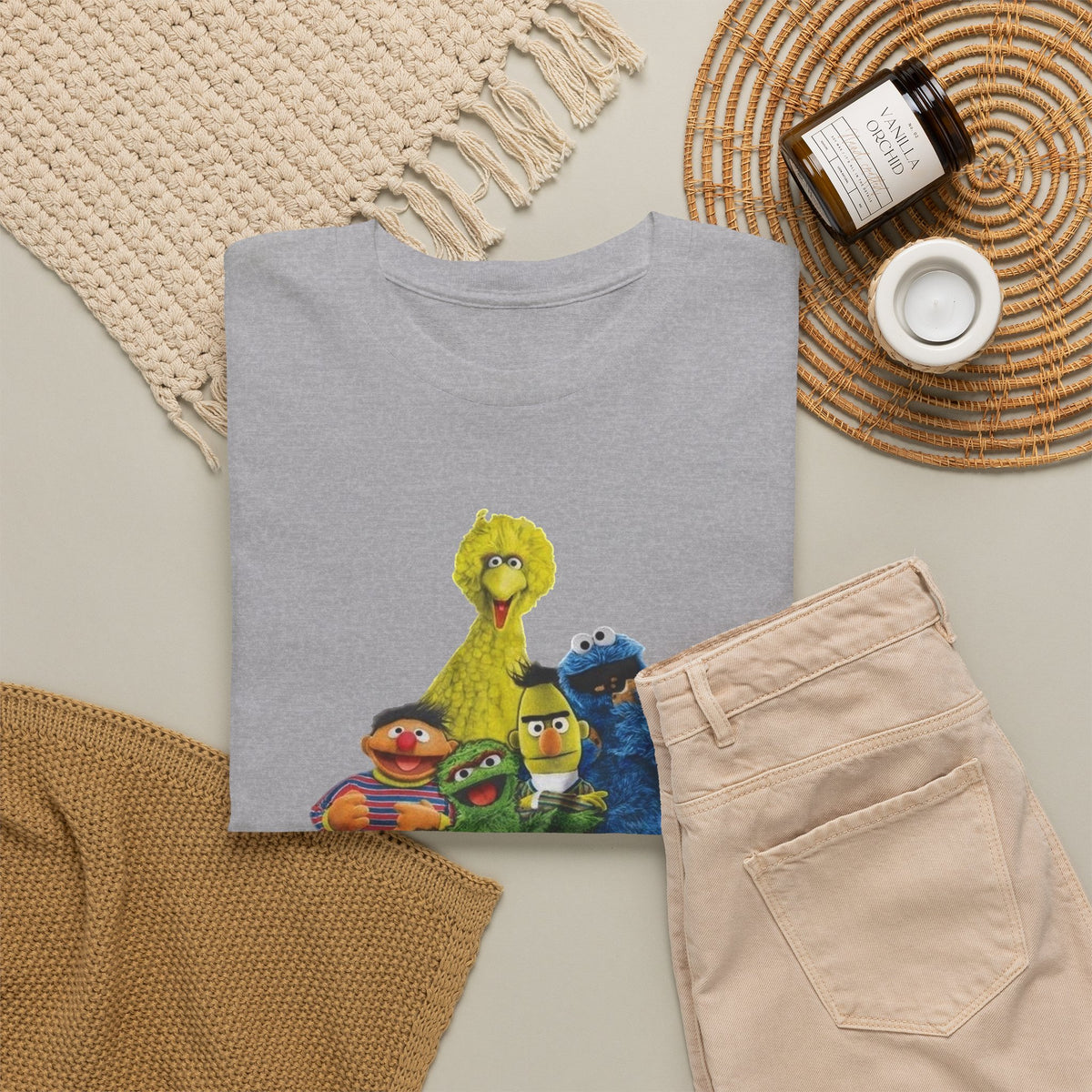 T-Shirt — "Straight Outta the Streets" Sesame Friends Graphic Tee