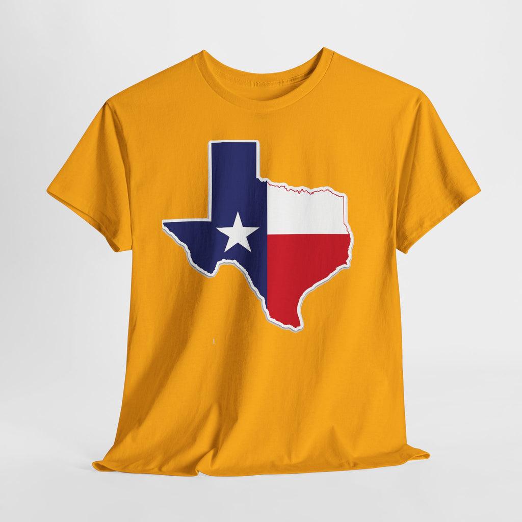 Texas Flag Outline T-Shirt — Lone Star State Pride Tee