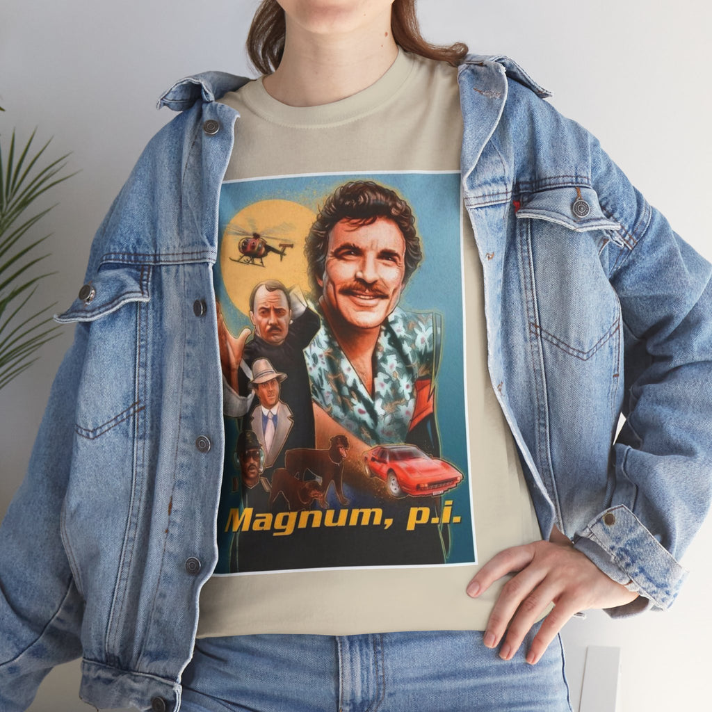 Magnum, P.I. Retro TV Show Inspired Cotton T-Shirt