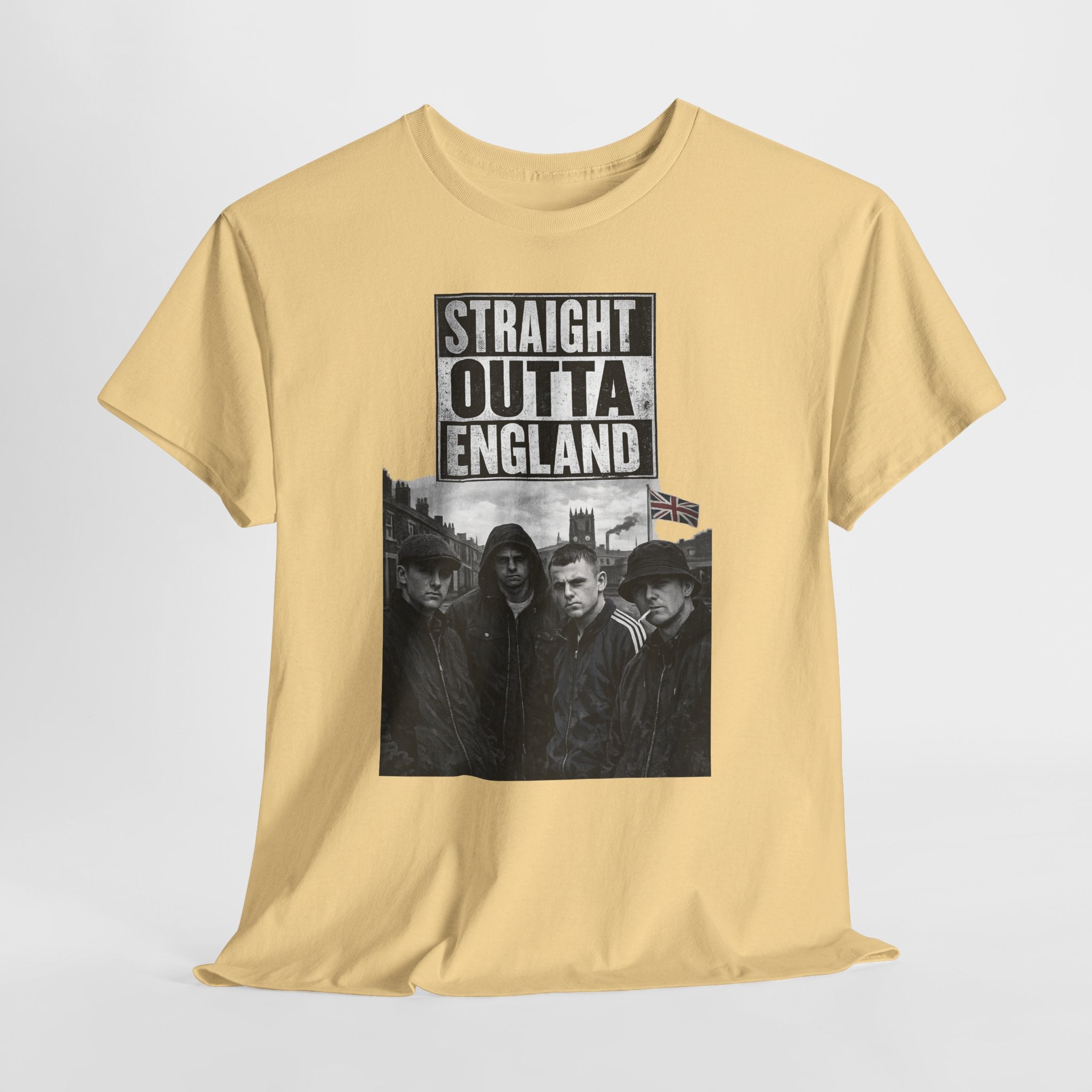 Straight Outta England T-Shirt — Retro Band Photo Tee