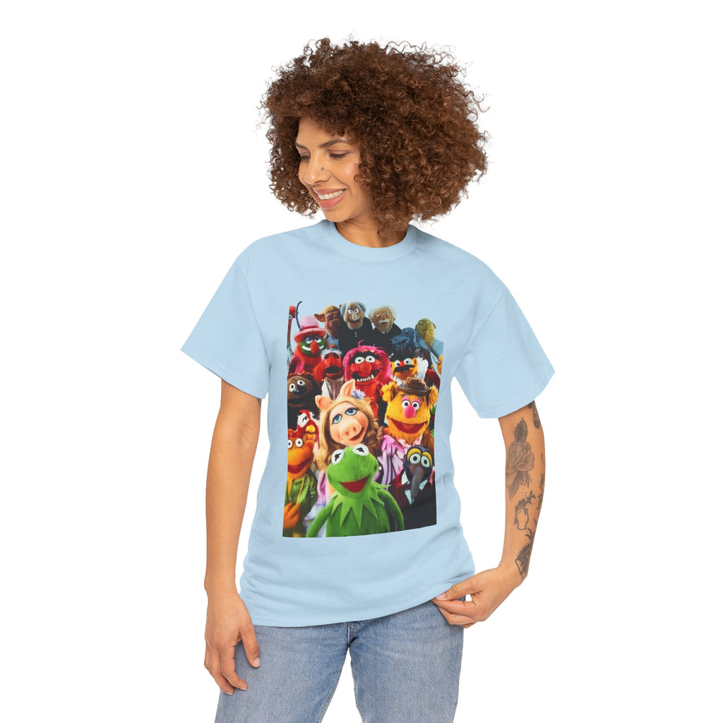 Muppets Puppet Ensemble Graphic Tee — Fun Family Cartoon Shirt