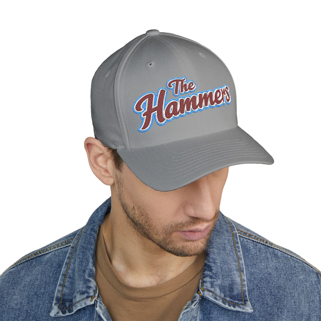 The Hammers West Ham United Embroidered Cap — Retro Script Baseball Hat