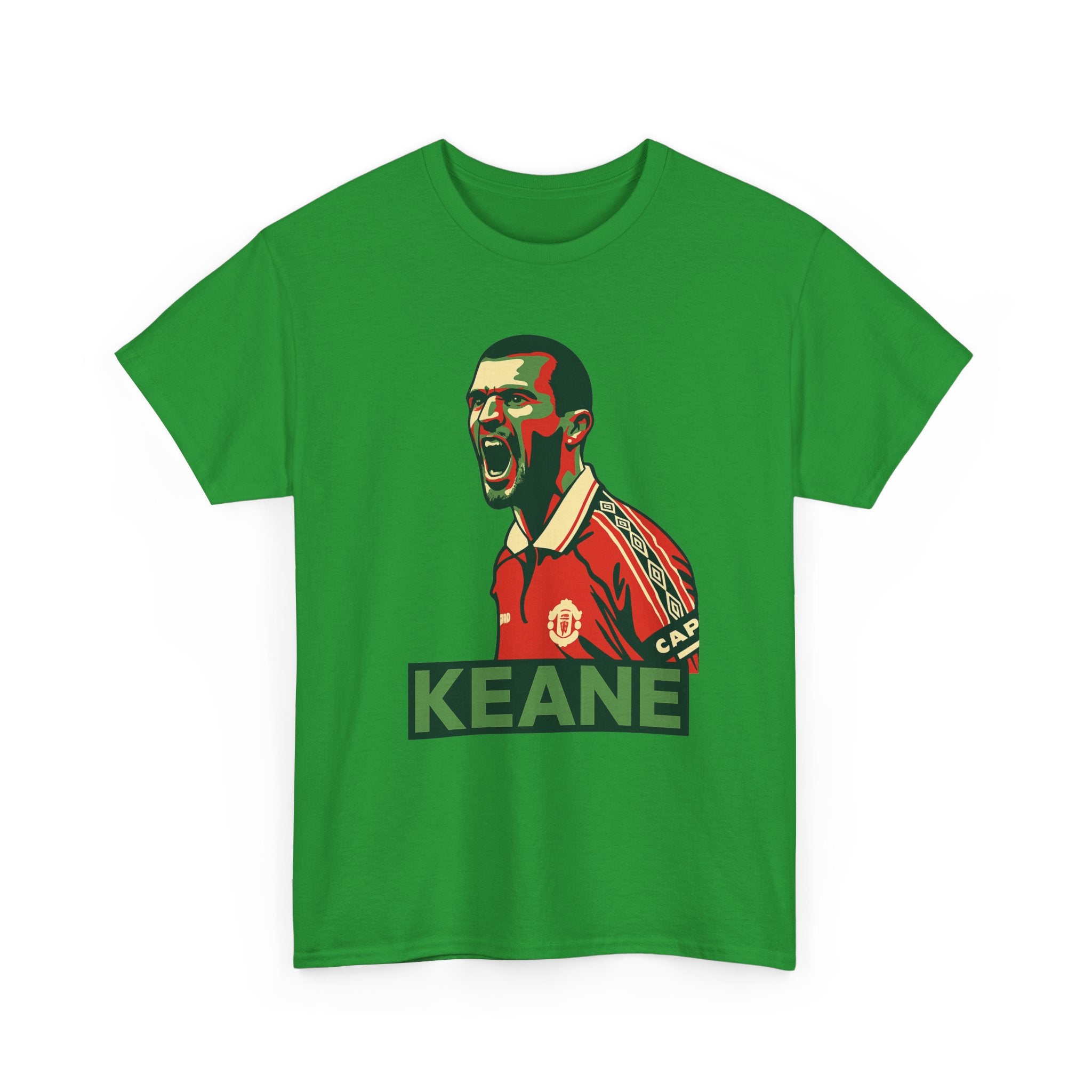 Roy Keane Retro Soccer Tee - Iconic Football Legend Graphic Shirt