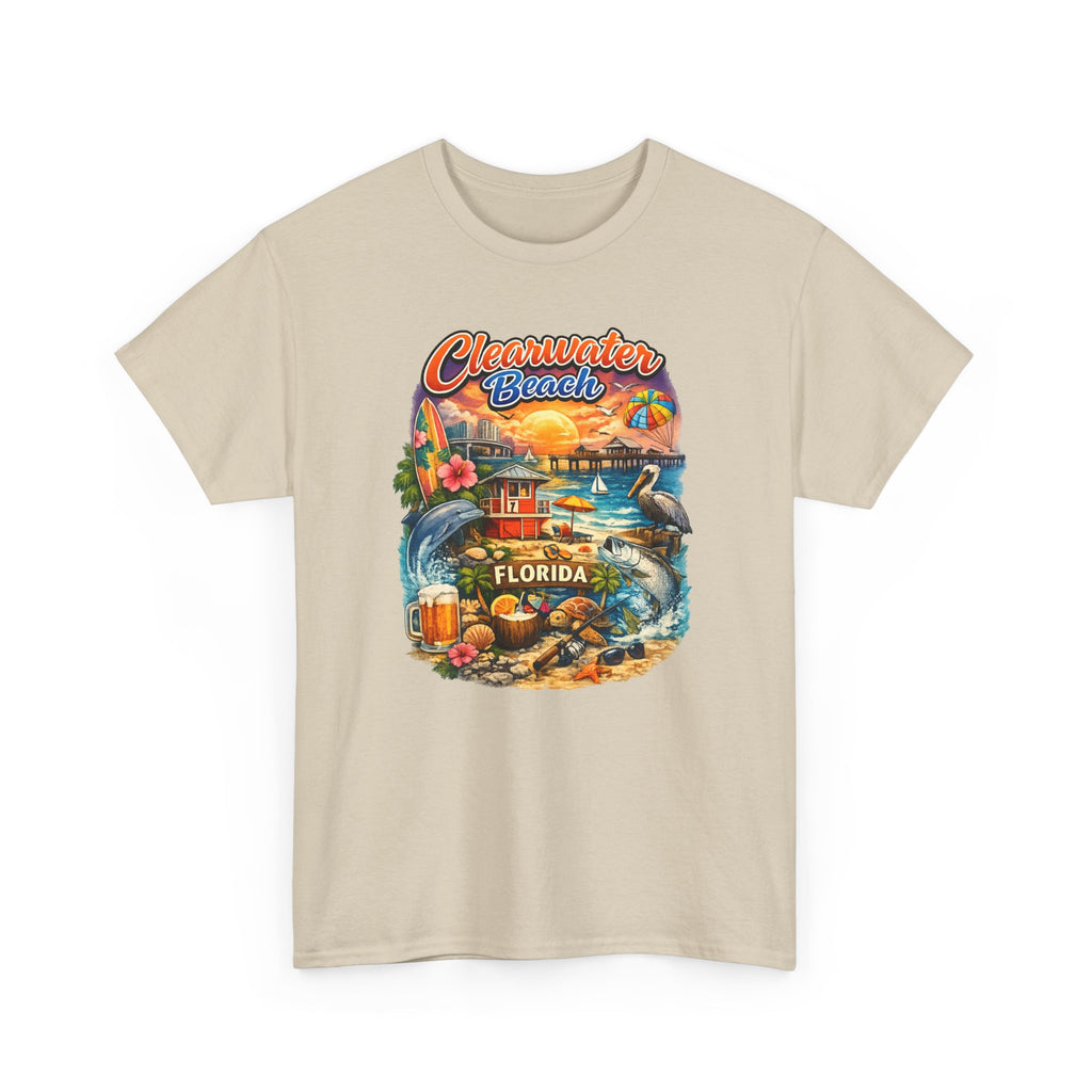 Clearwater Beach Florida Vintage Vacation T-Shirt
