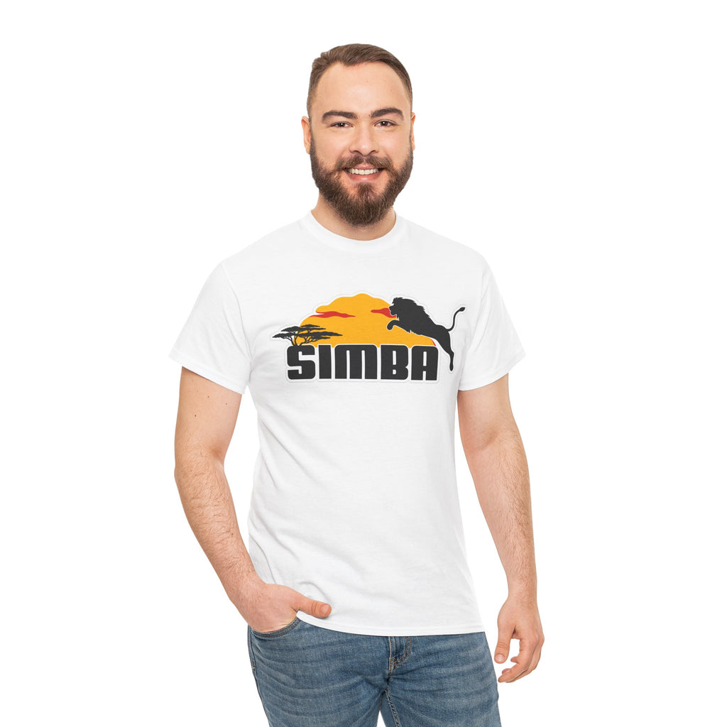 Simba Sunset Graphic Tee — Lion Silhouette Safari T-Shirt
