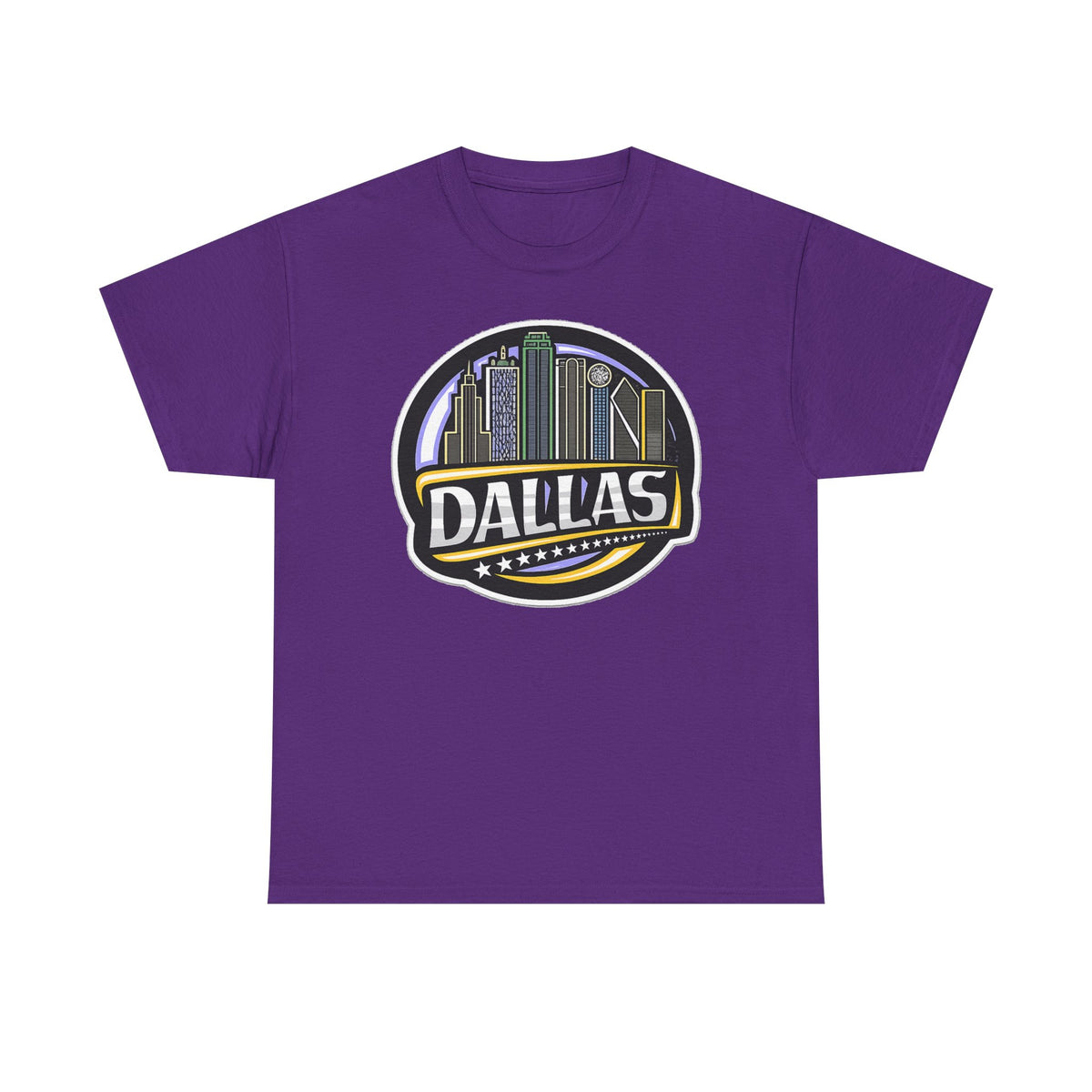 Dallas Skyline Tee — Vintage City Skyline Graphic T-Shirt