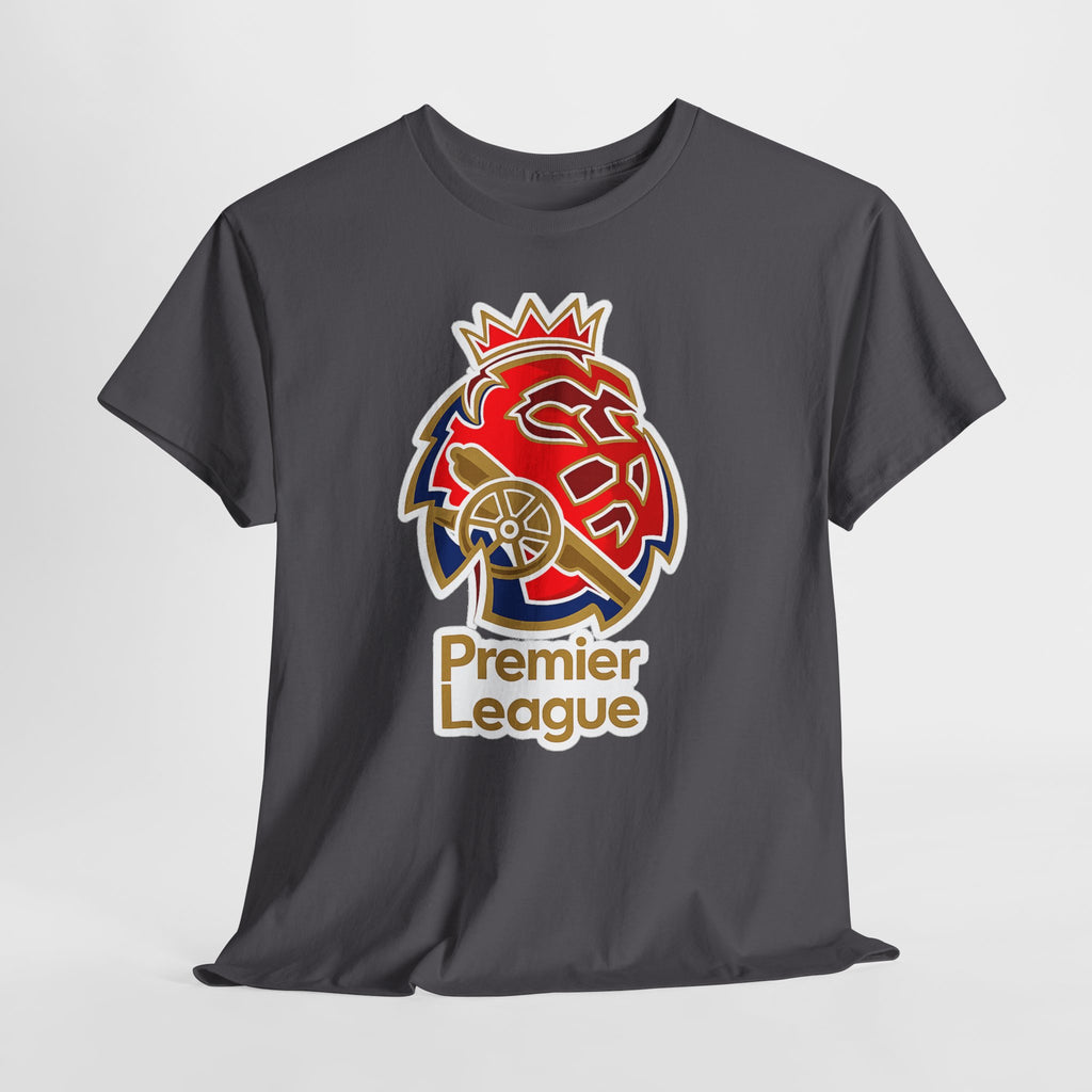 Arsenal Premier League Lion Logo T-Shirt — Soccer Fan Tee
