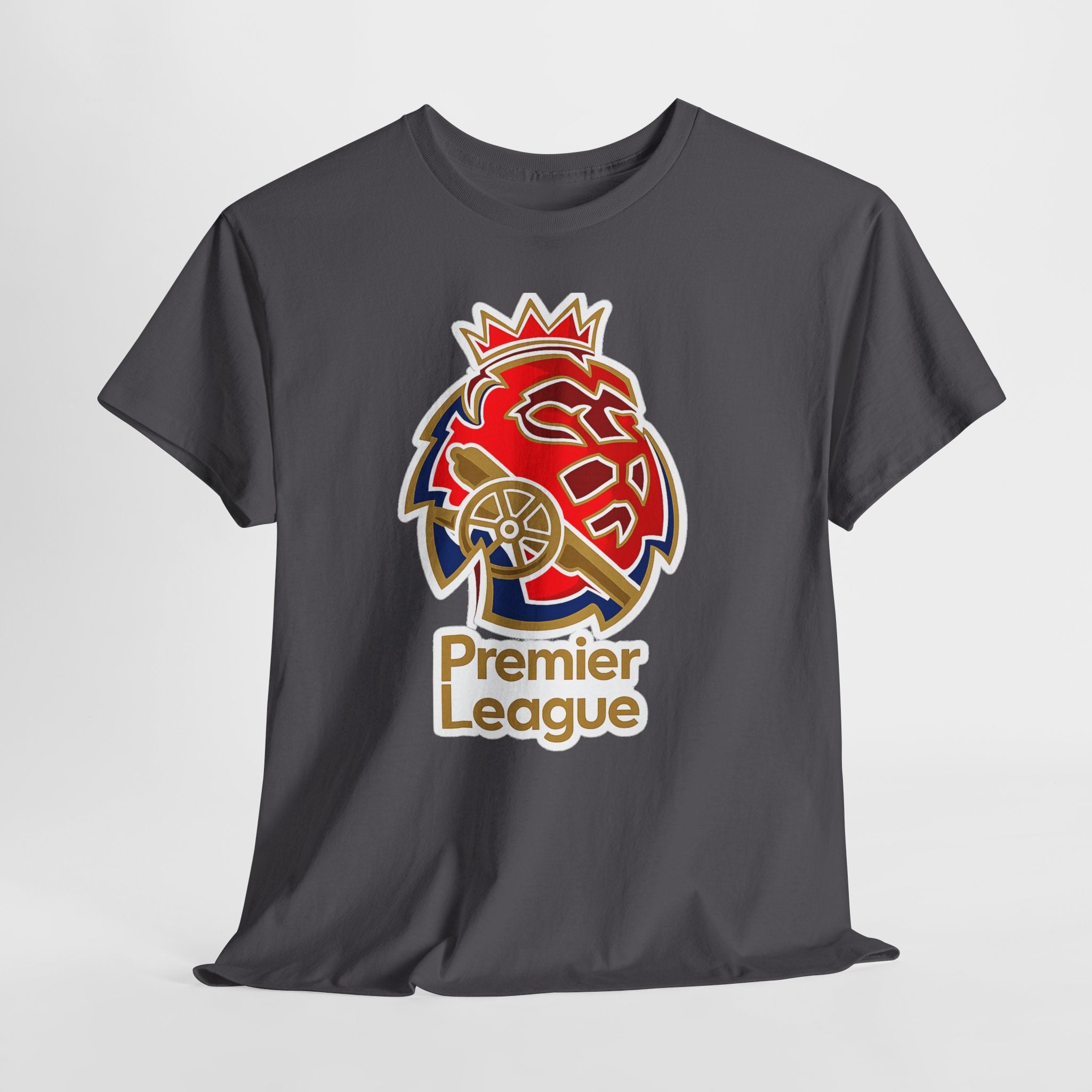 Arsenal Premier League Lion Logo T-Shirt — Soccer Fan Tee
