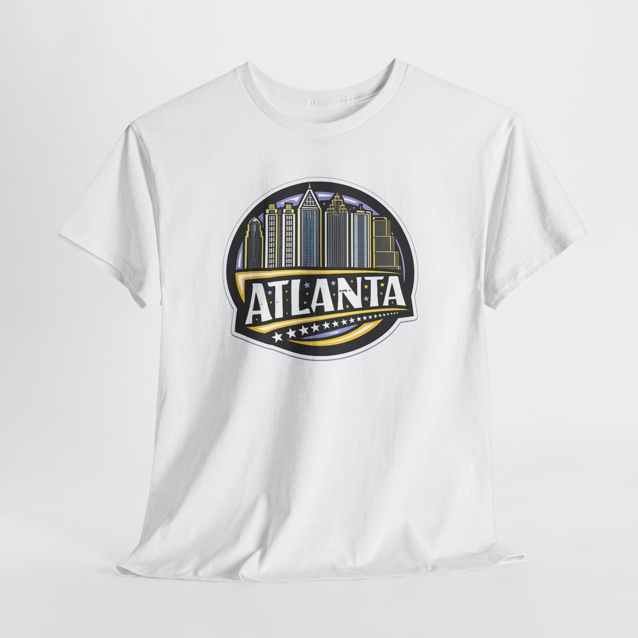 Atlanta Skyline Tee — Vintage City Badge Graphic T-Shirt