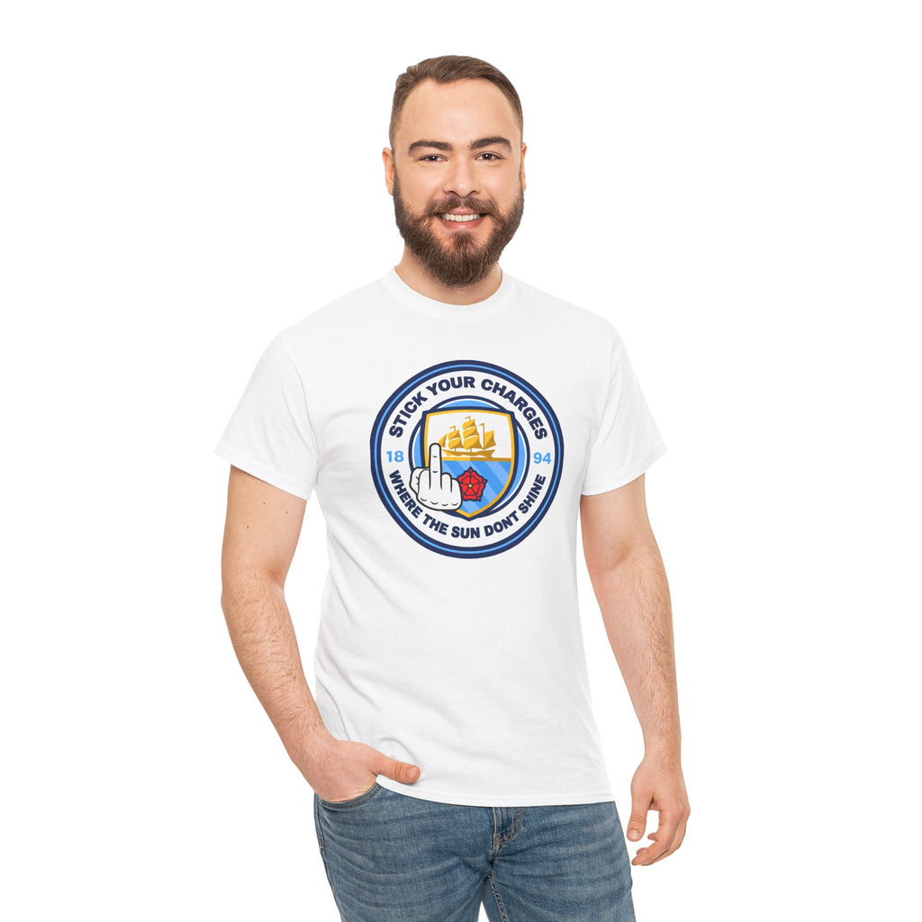 Manchester City "Stick Your Charger Where the Sun Don't Shine" Cotton t-shirt