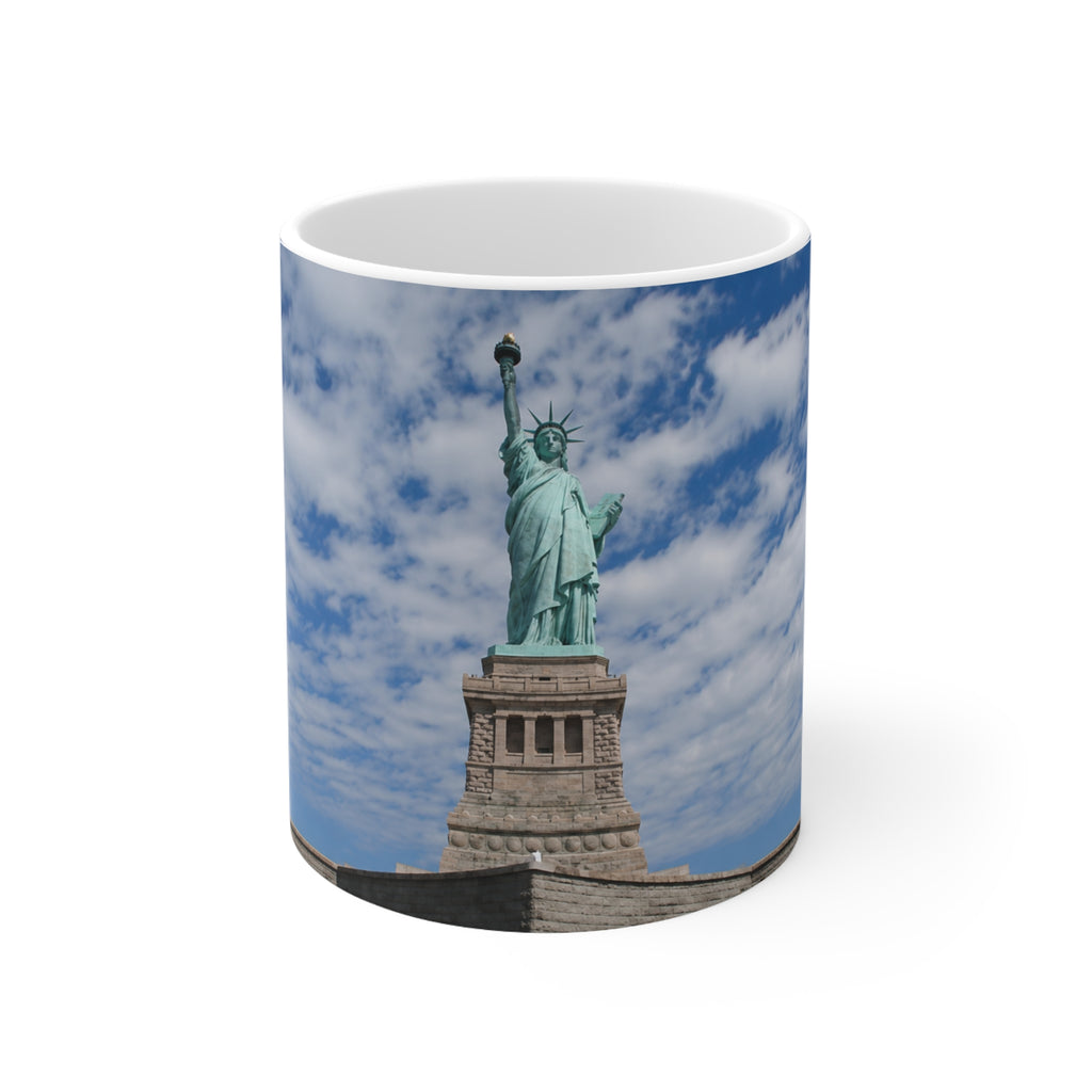 Statue of Liberty Photo Mug — Ceramic Coffee Cup, 11oz & 15oz