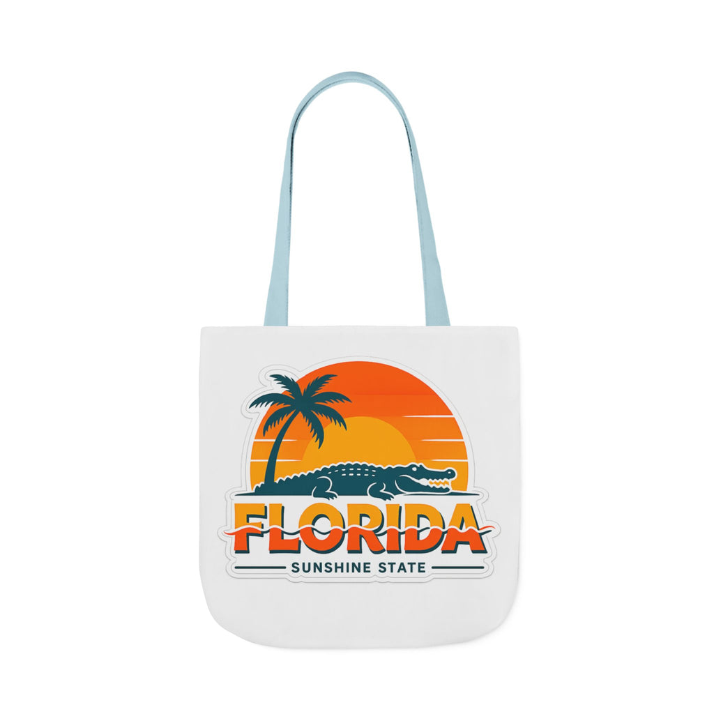 Florida Sunshine State Canvas Tote