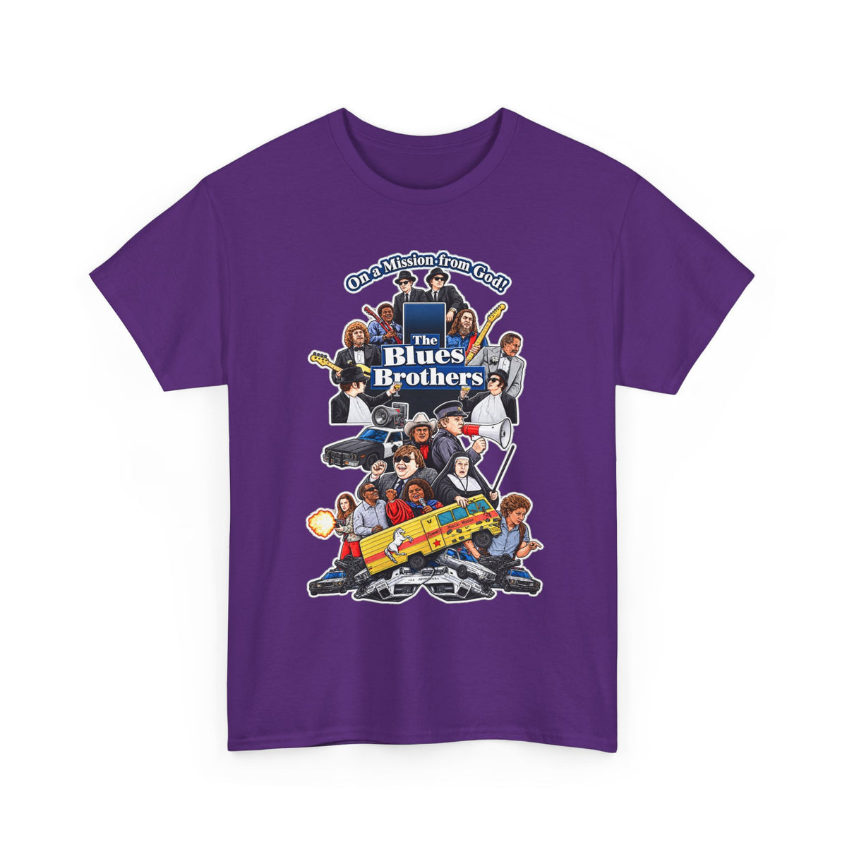 The Blues Brothers Movie Graphic Cotton T-Shirt