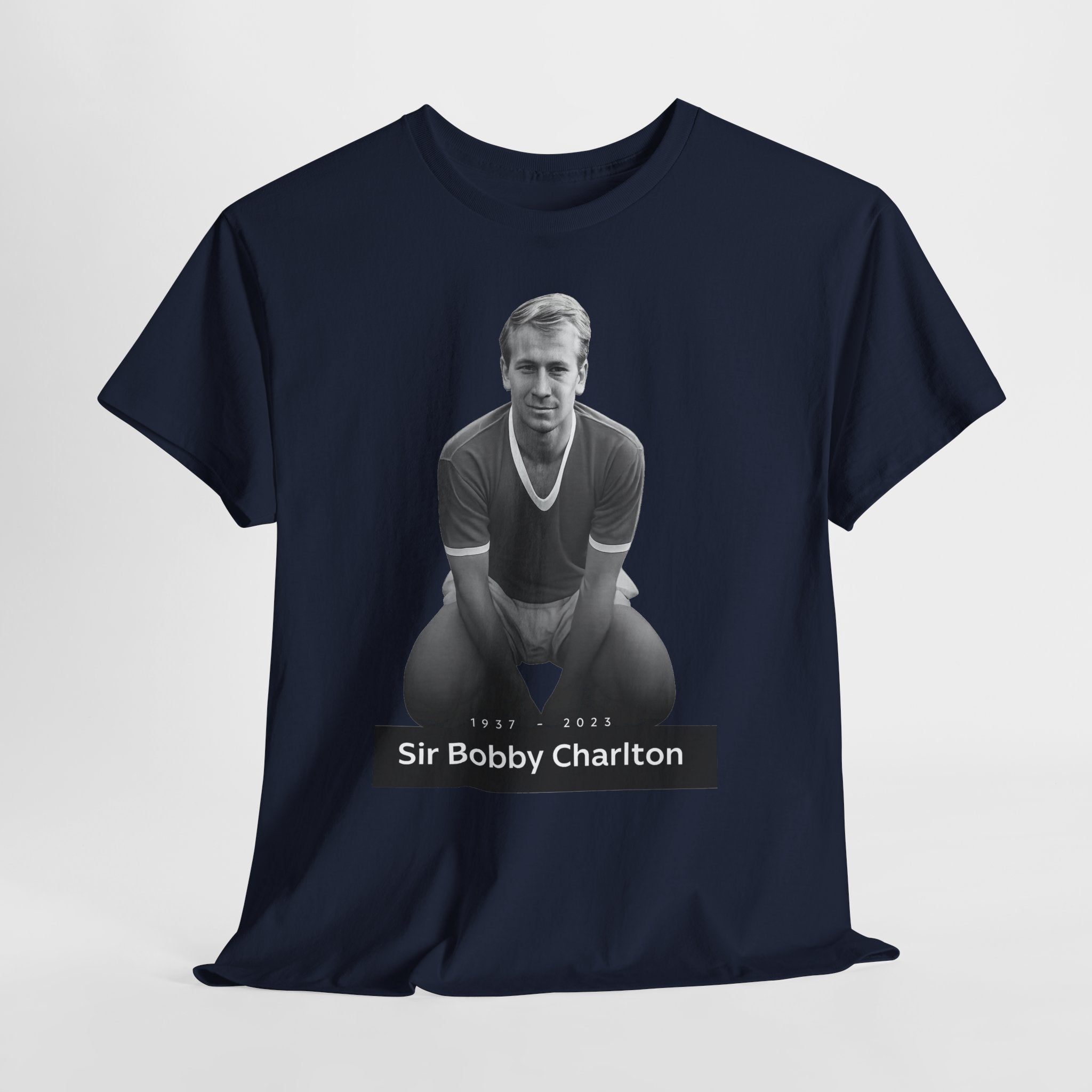 Sir Bobby Charlton Football Legend Cotton T‑Shirt