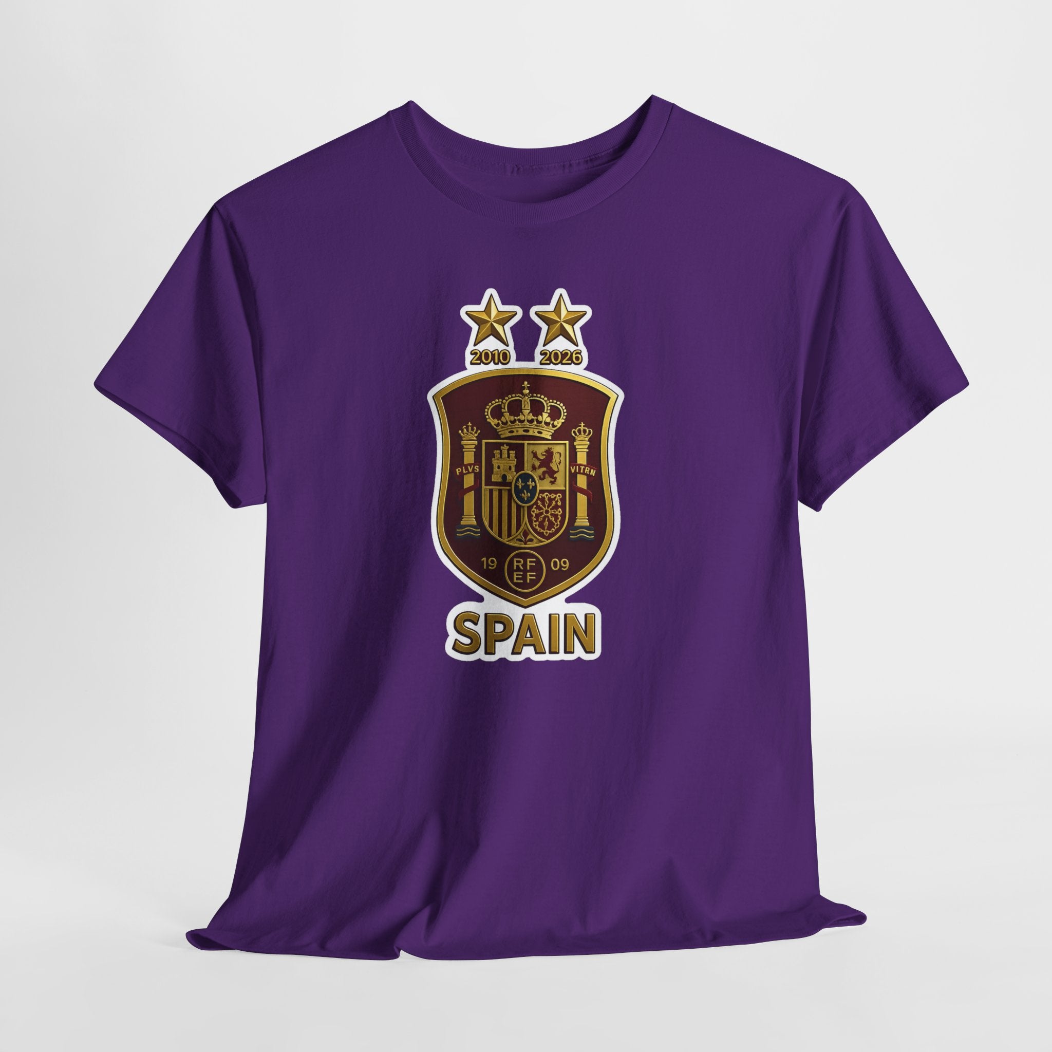 Spain Crest T-Shirt — Vintage Spanish Soccer Shield Tee