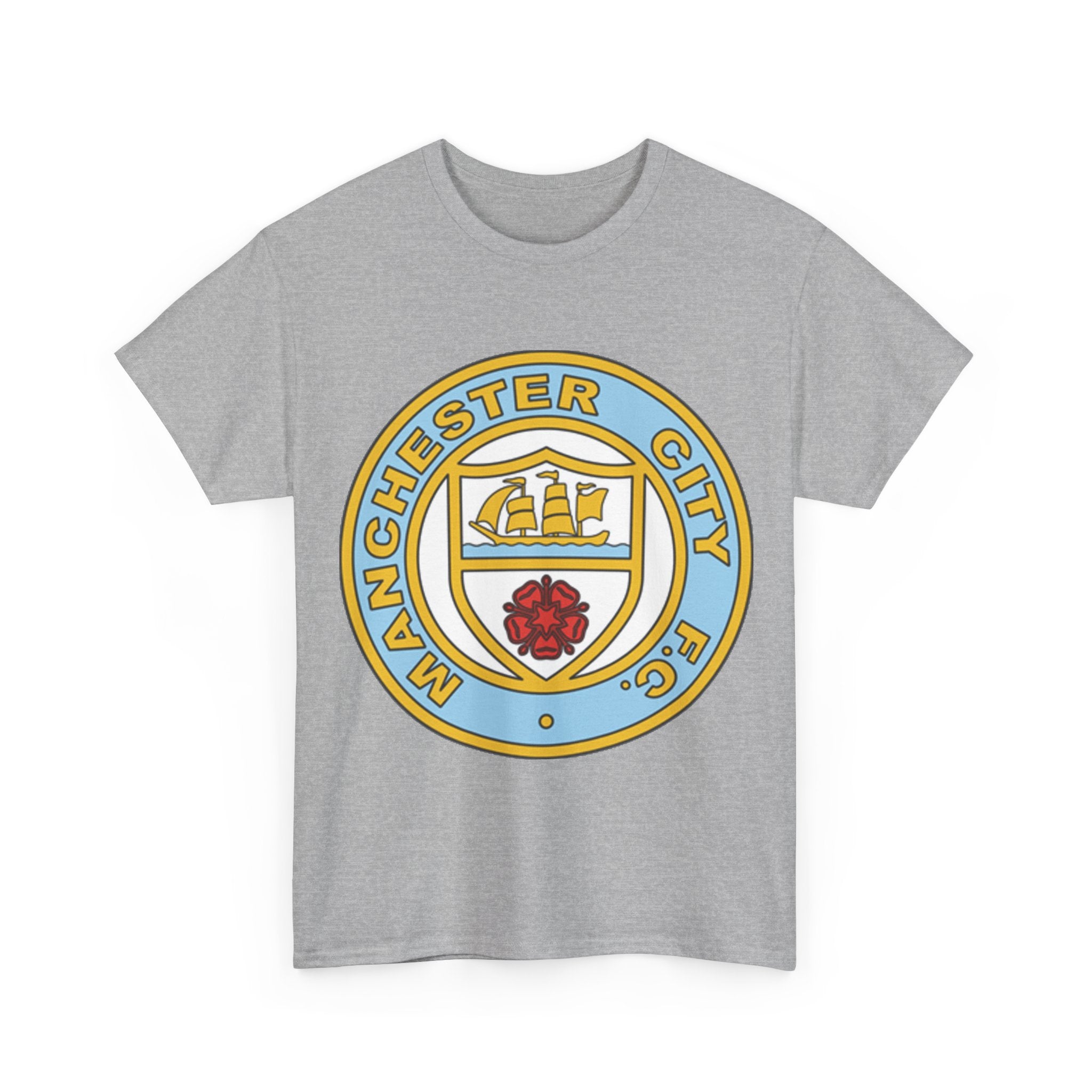Manchester City FC Retro Crest T-Shirt – Retro Football Fan Tee