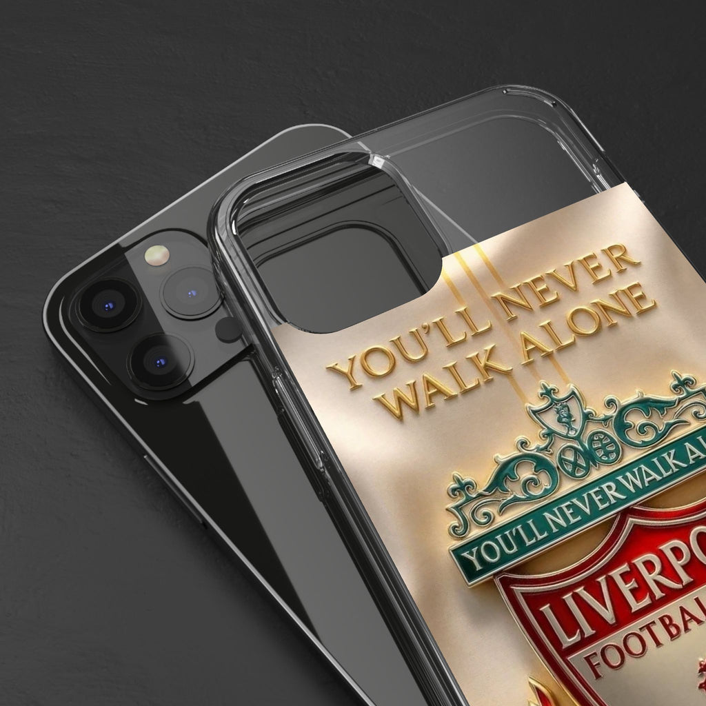 Liverpool FC 'You'll Never Walk Alone' Clear Phone Case