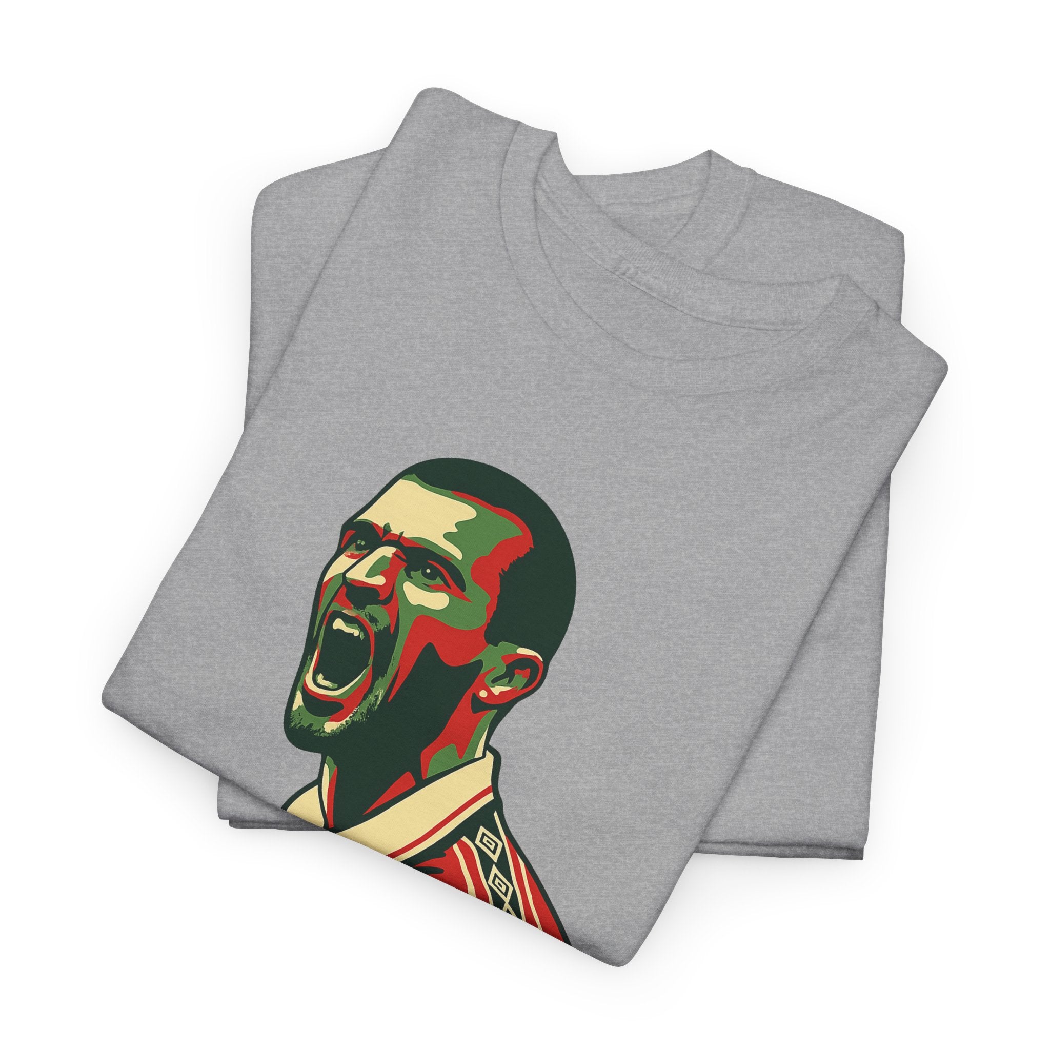 Roy Keane Retro Soccer Tee - Iconic Football Legend Graphic Shirt